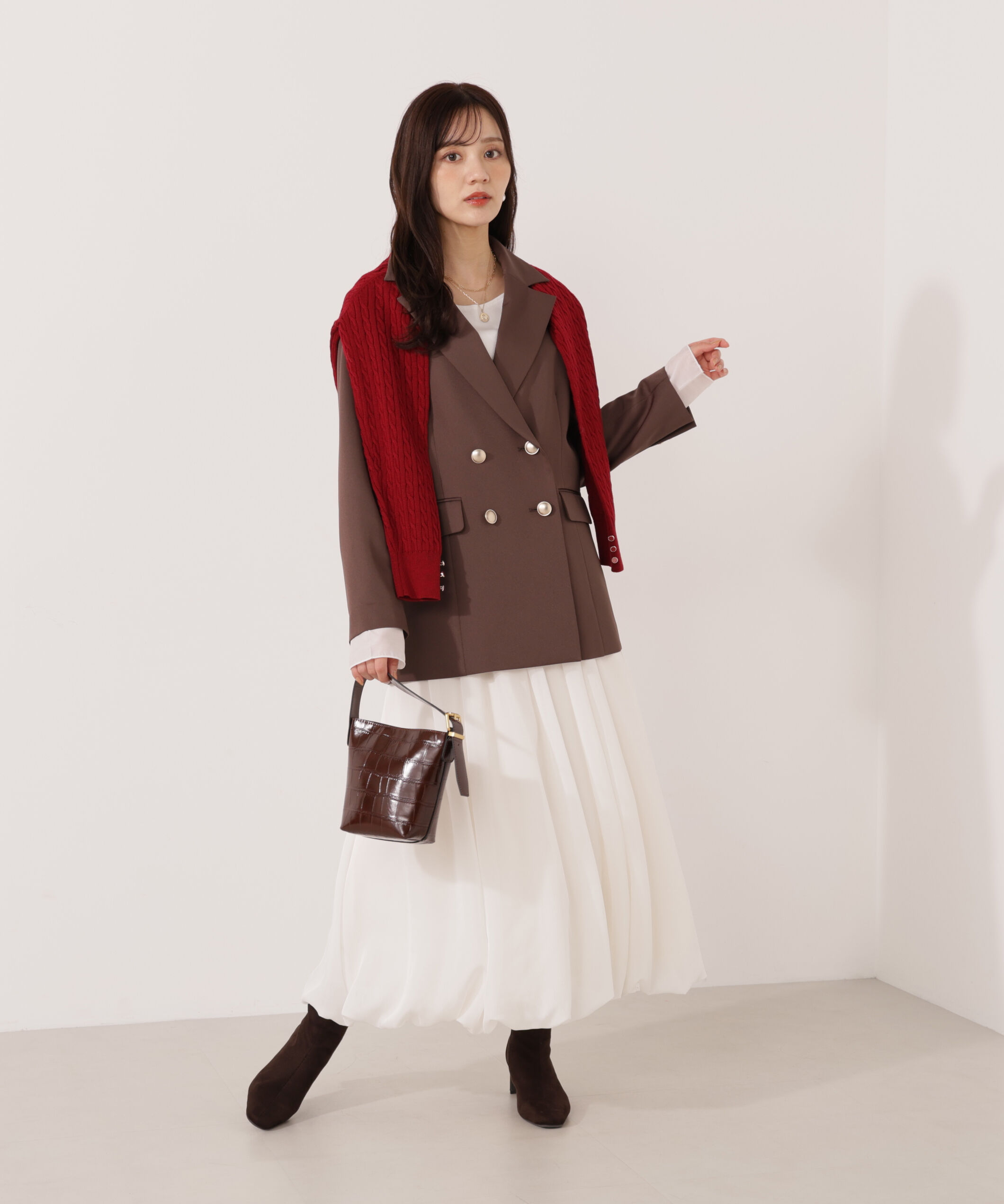 PROPORTION BODY DRESSING「ゴールド釦ダブルブレストジャケット 25AW」|その他|