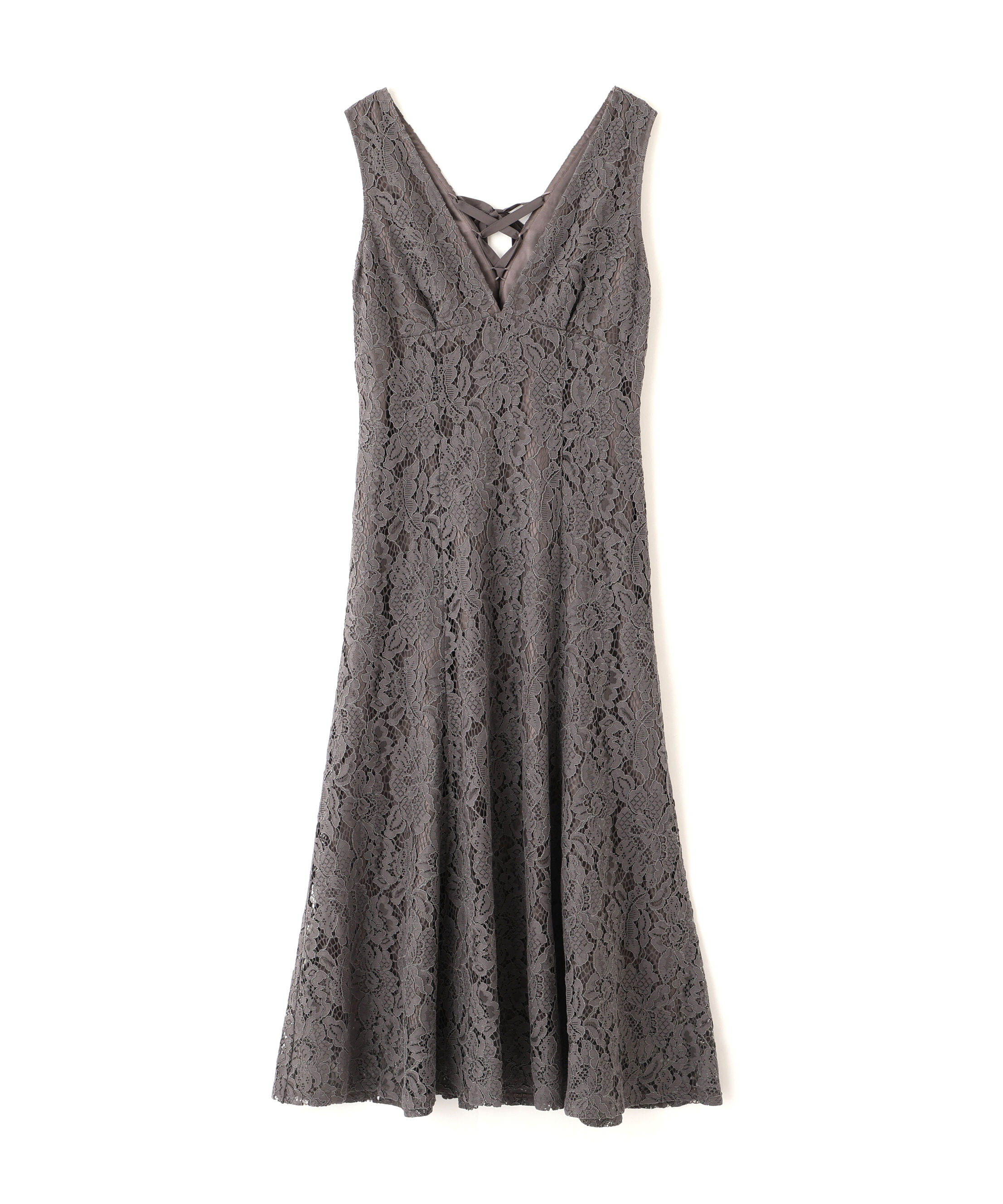 PROPORTION BODY DRESSING「Vネックレースジャンスカ 26SS」|ワンピース|