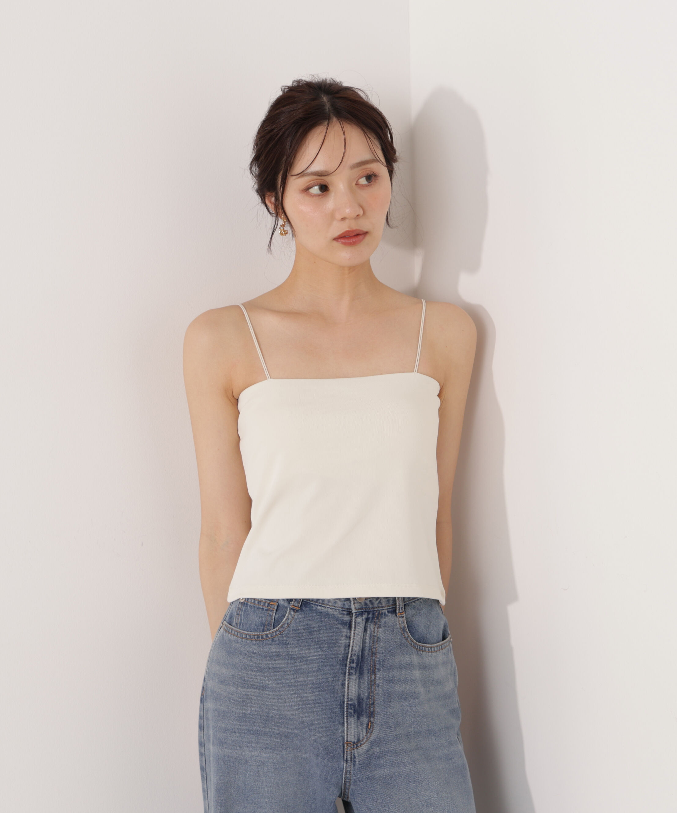 PROPORTION BODY DRESSING「カップ付キャミソール　26SS」|Tシャツ・カットソー|