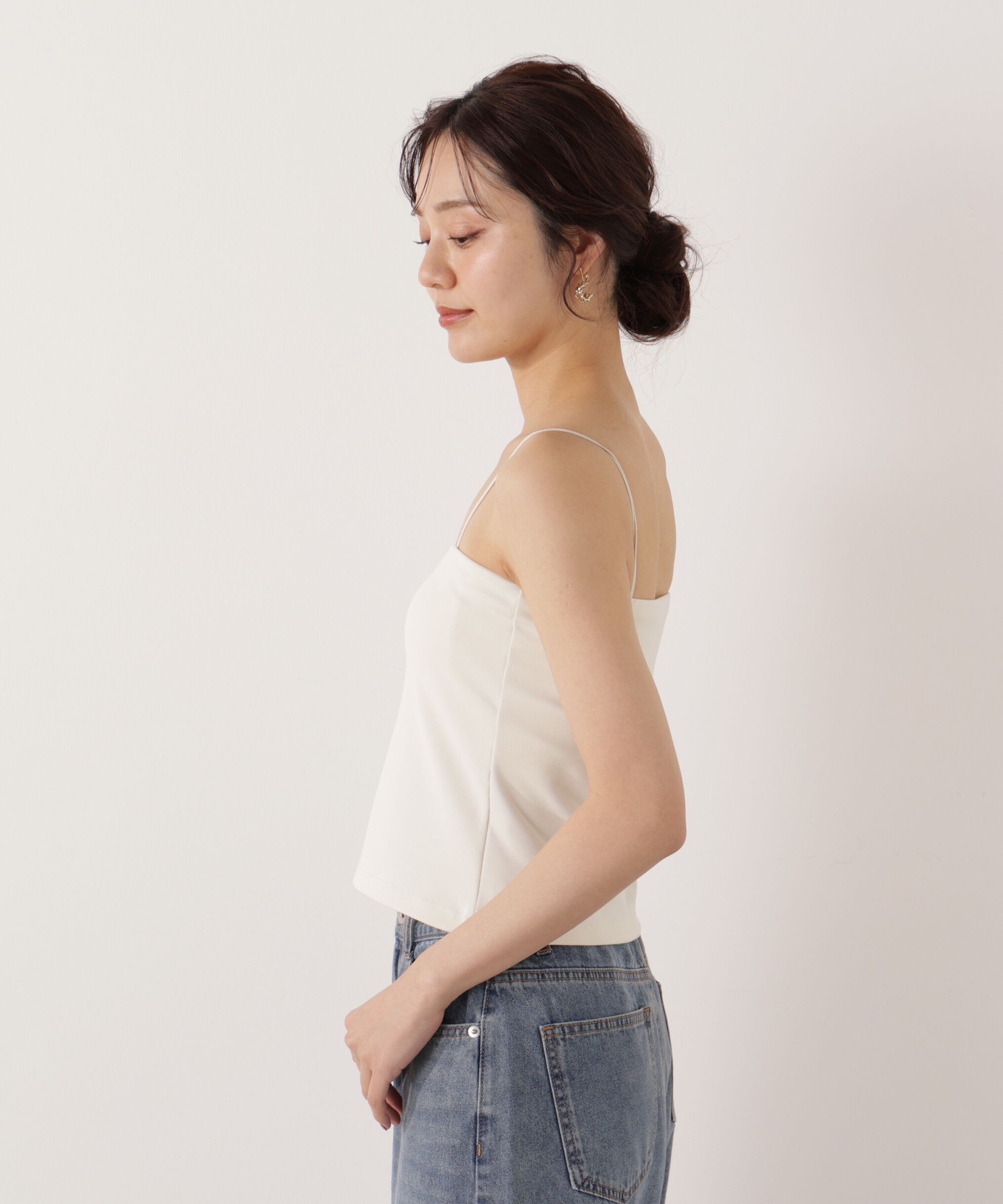PROPORTION BODY DRESSING「カップ付キャミソール　26SS」|Tシャツ・カットソー|
