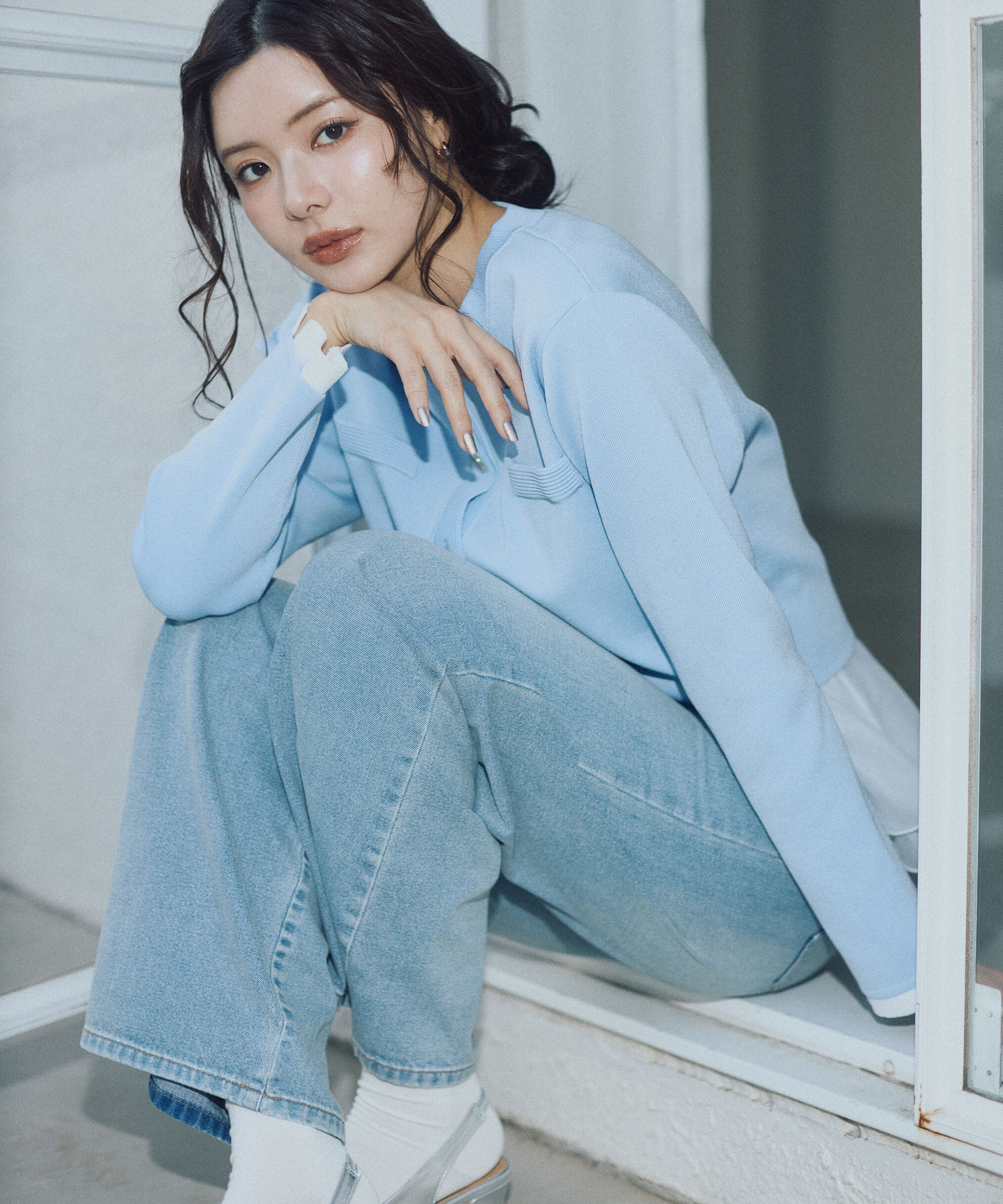 PROPORTION BODY DRESSING「〈a/mie〉ワイドデニムパンツ　26SS」|その他|