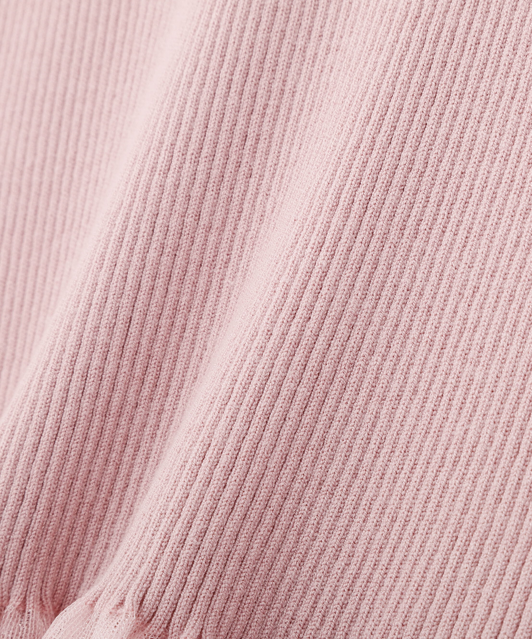 PROPORTION BODY DRESSING「部分シアーフレアスリーブニットトップス　26SS」|ニット・セーター|