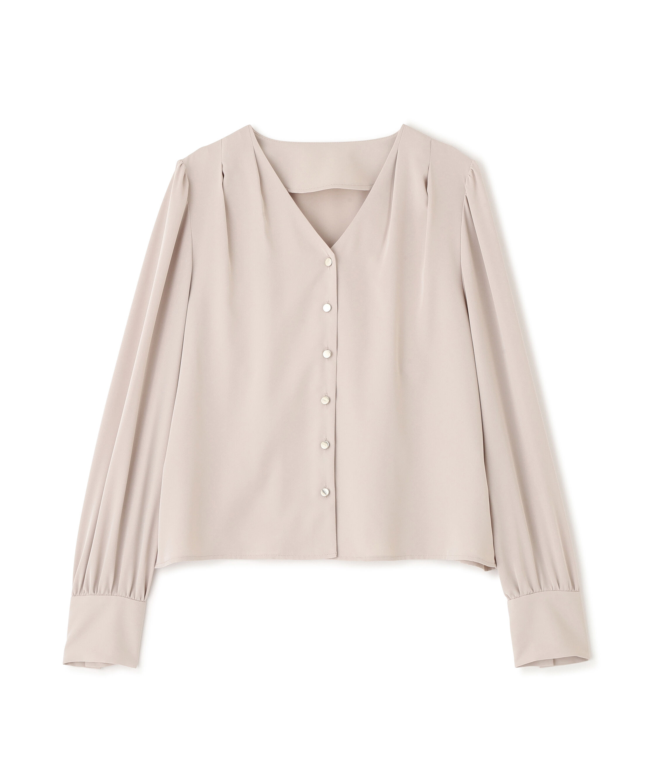 PROPORTION BODY DRESSING「キラ釦タックブラウス　26SS」|シャツ・ブラウス|