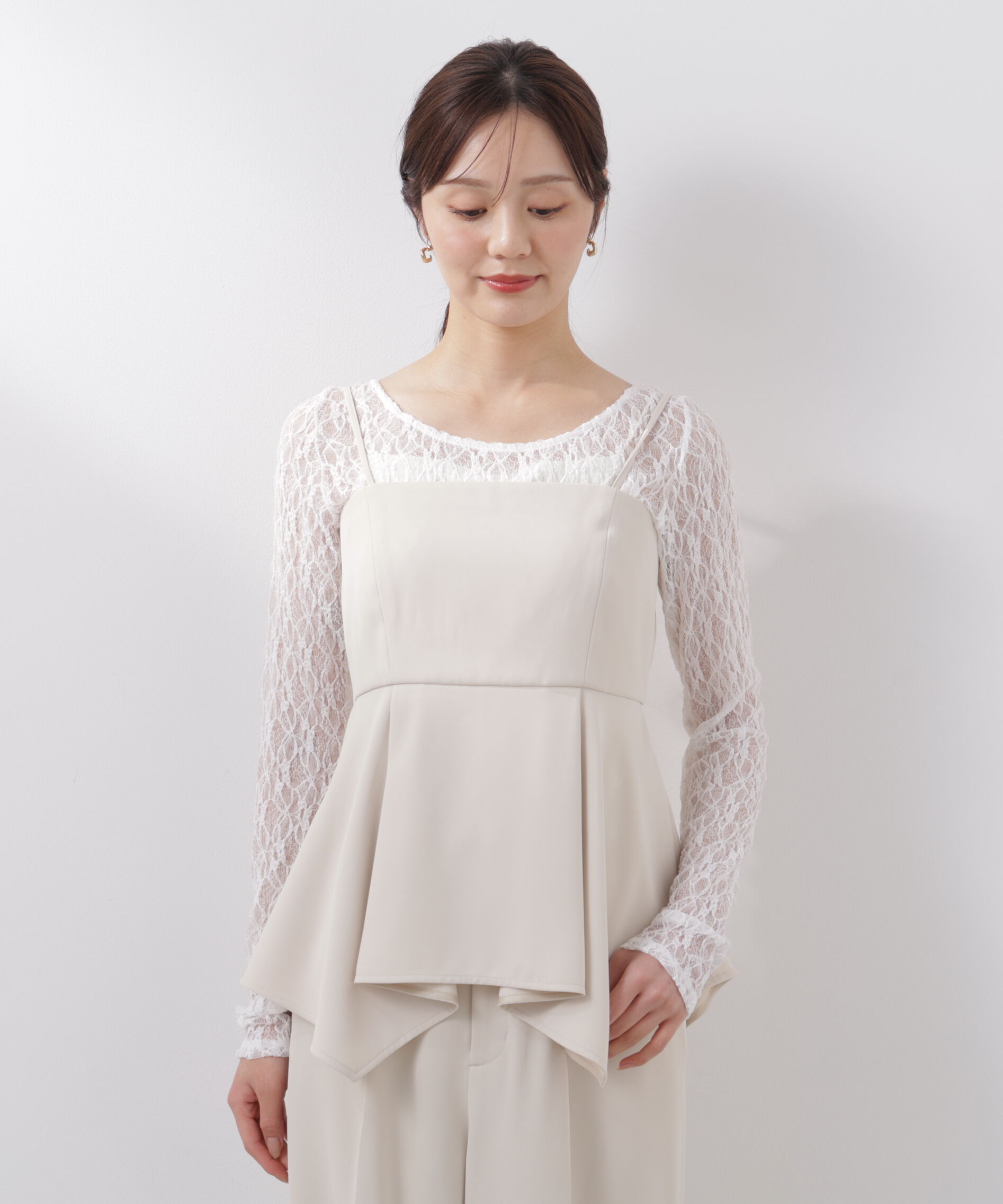 PROPORTION BODY DRESSING「ランダムヘムビスチェ　26SS」|シャツ・ブラウス|