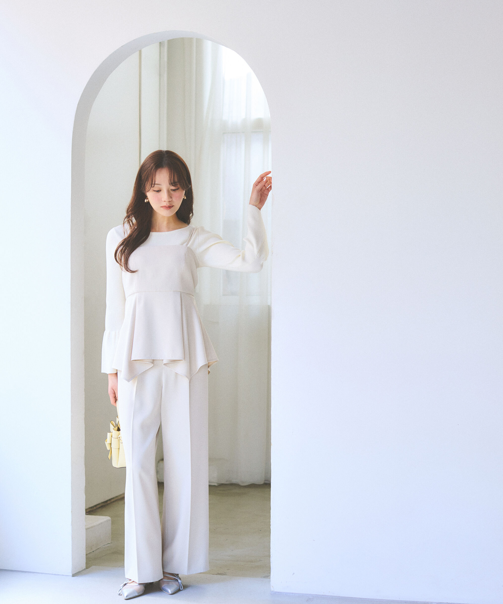 PROPORTION BODY DRESSING「ランダムヘムビスチェ　26SS」|シャツ・ブラウス|