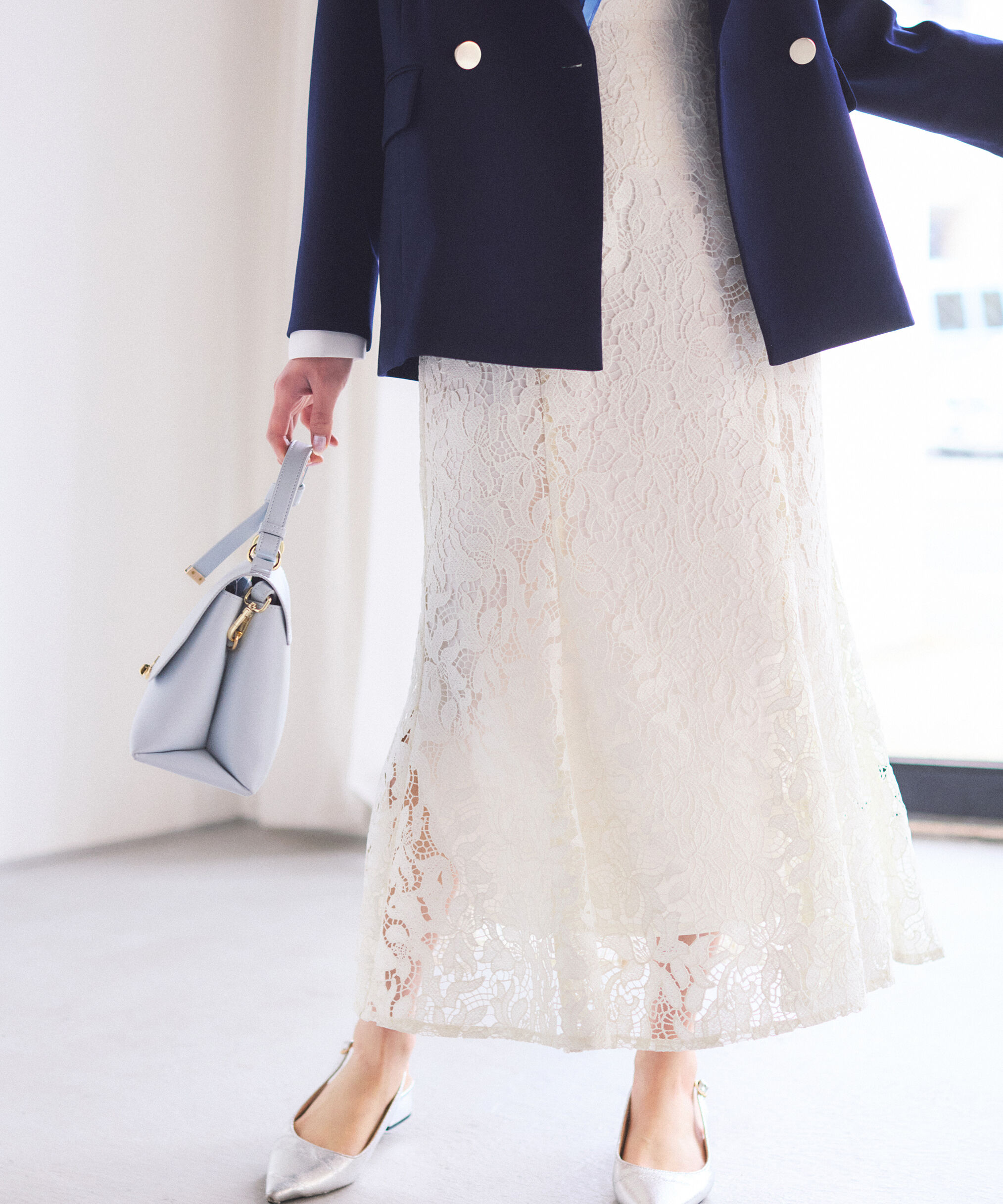 PROPORTION BODY DRESSING「レースマーメイドスカート　26SS」|スカート|