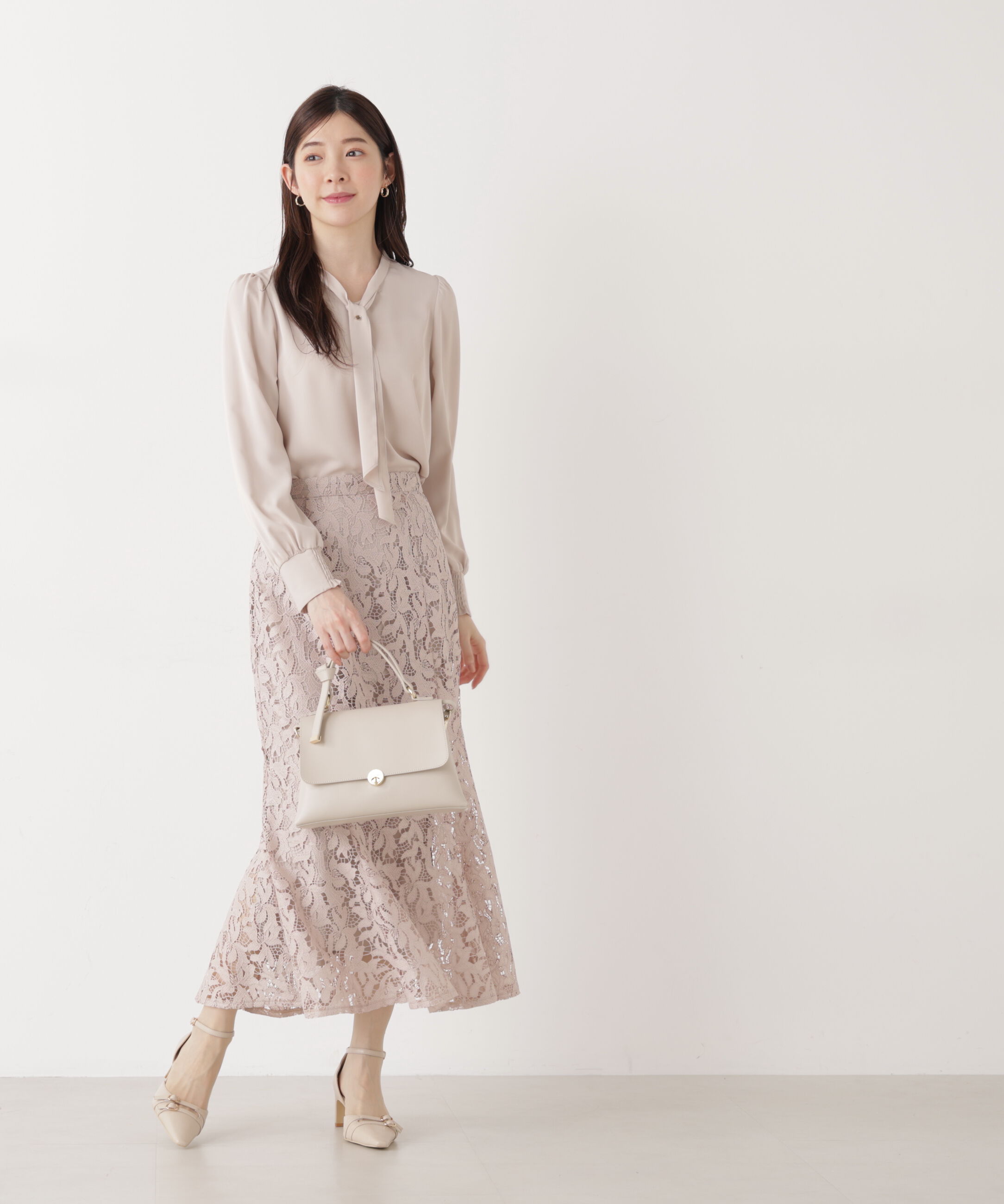 PROPORTION BODY DRESSING「レースマーメイドスカート　26SS」|スカート|