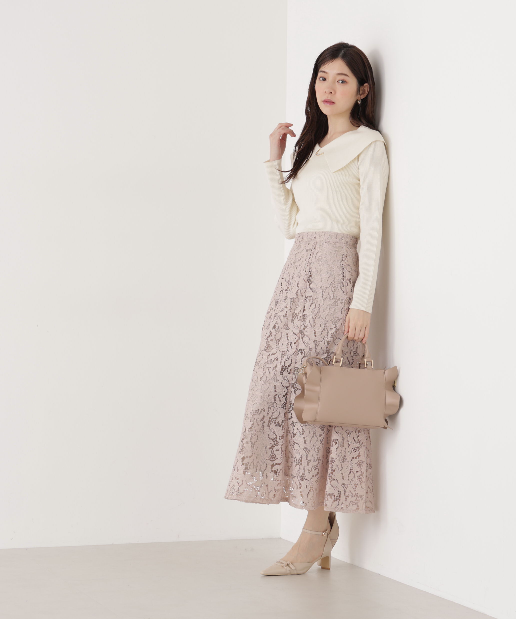 PROPORTION BODY DRESSING「レースマーメイドスカート　26SS」|スカート|
