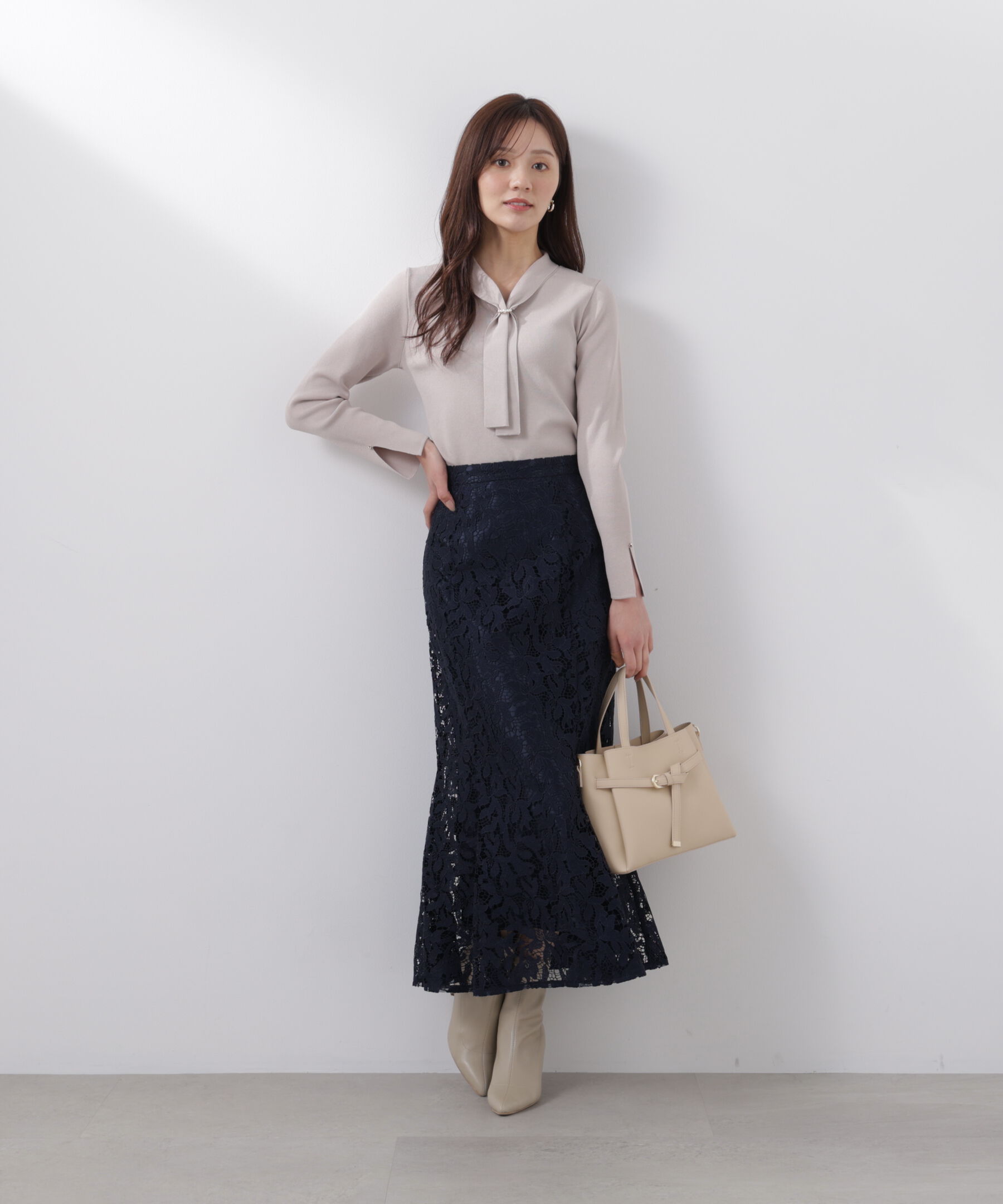 PROPORTION BODY DRESSING「レースマーメイドスカート　26SS」|スカート|