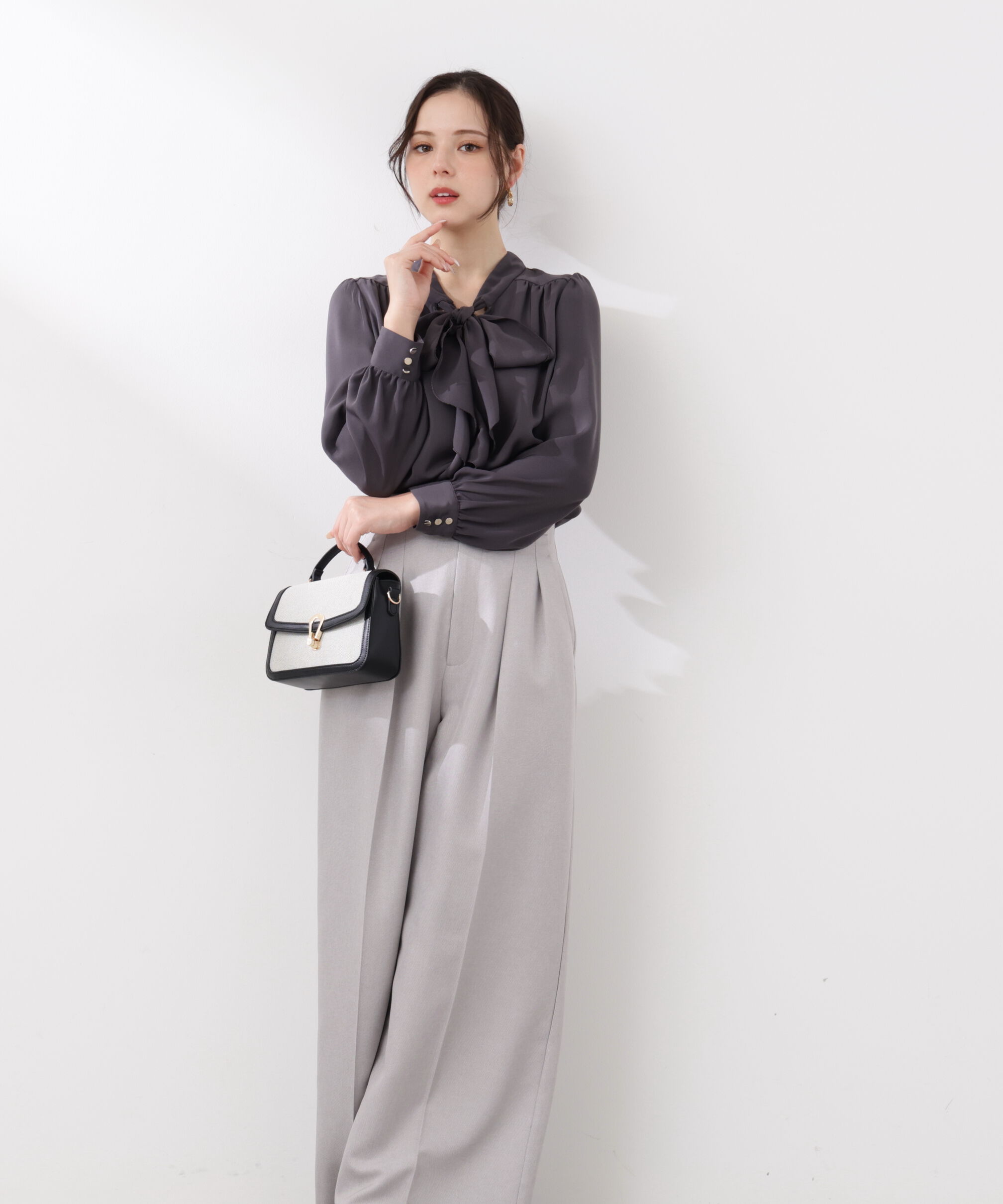 PROPORTION BODY DRESSING「ビットハイウエストワイドパンツ　26SS」|その他|