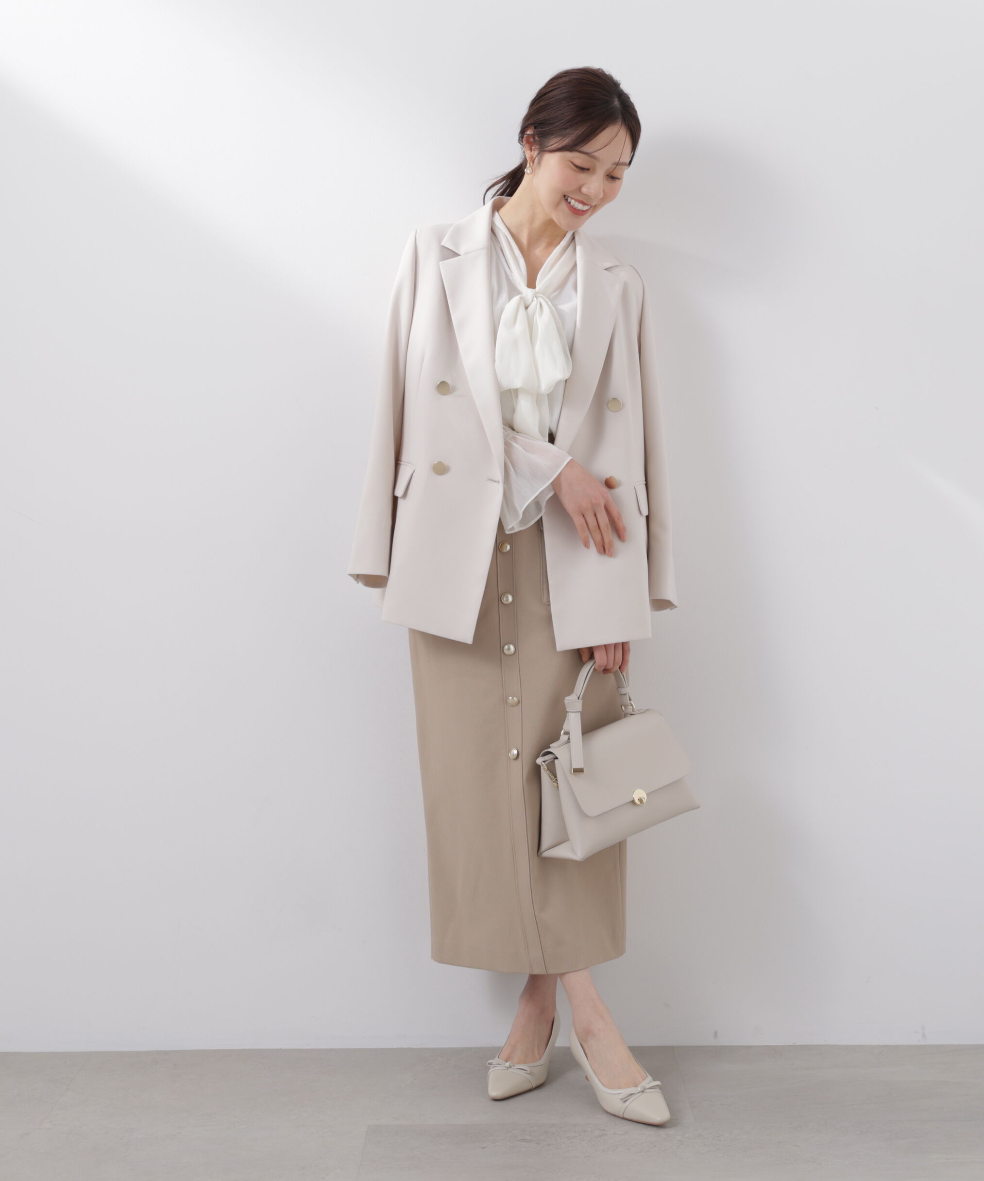 PROPORTION BODY DRESSING「ビッグリボンブラウス　26SS」|シャツ・ブラウス|