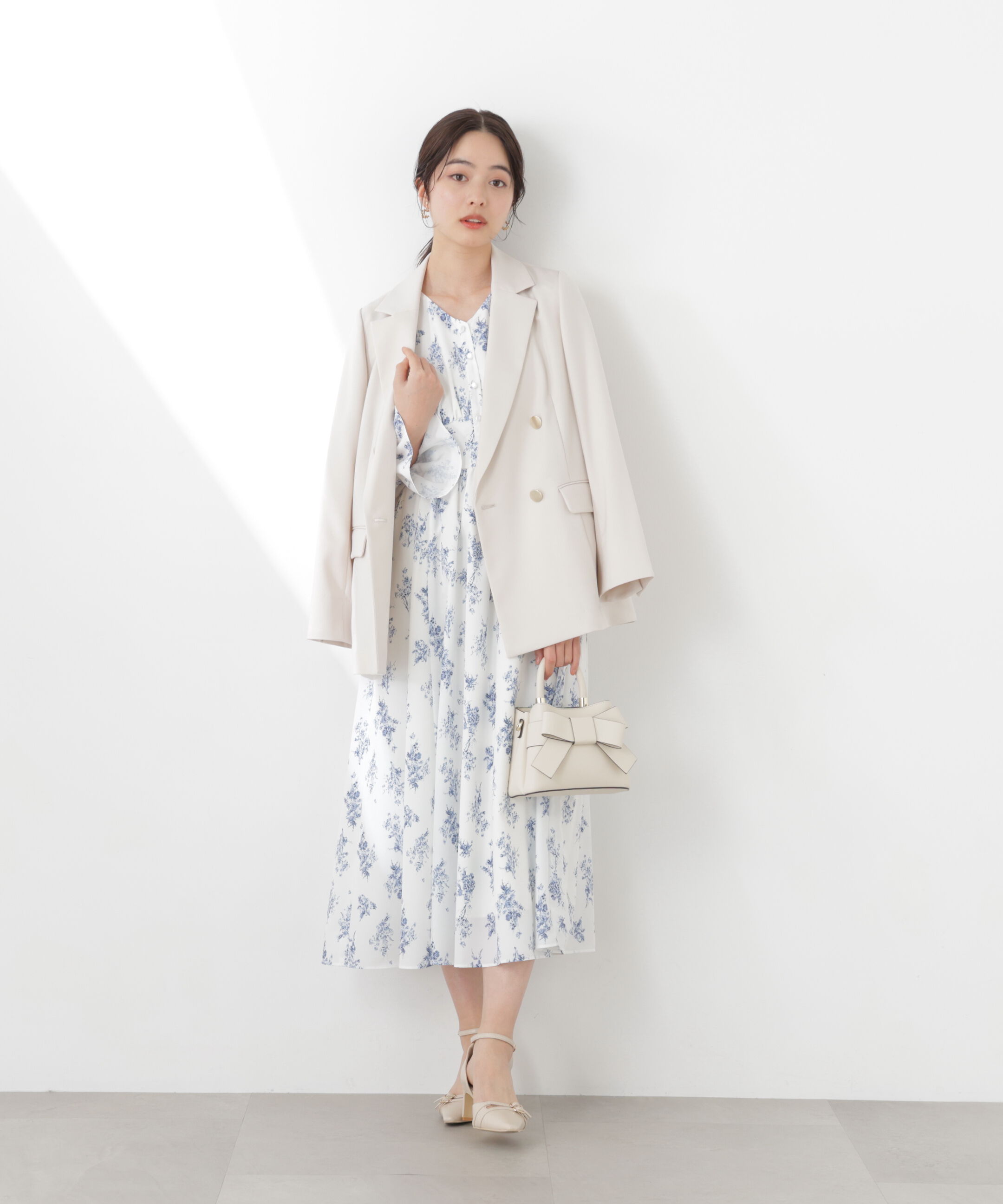 PROPORTION BODY DRESSING「フラワープリントワンピース　26SS」|ワンピース|