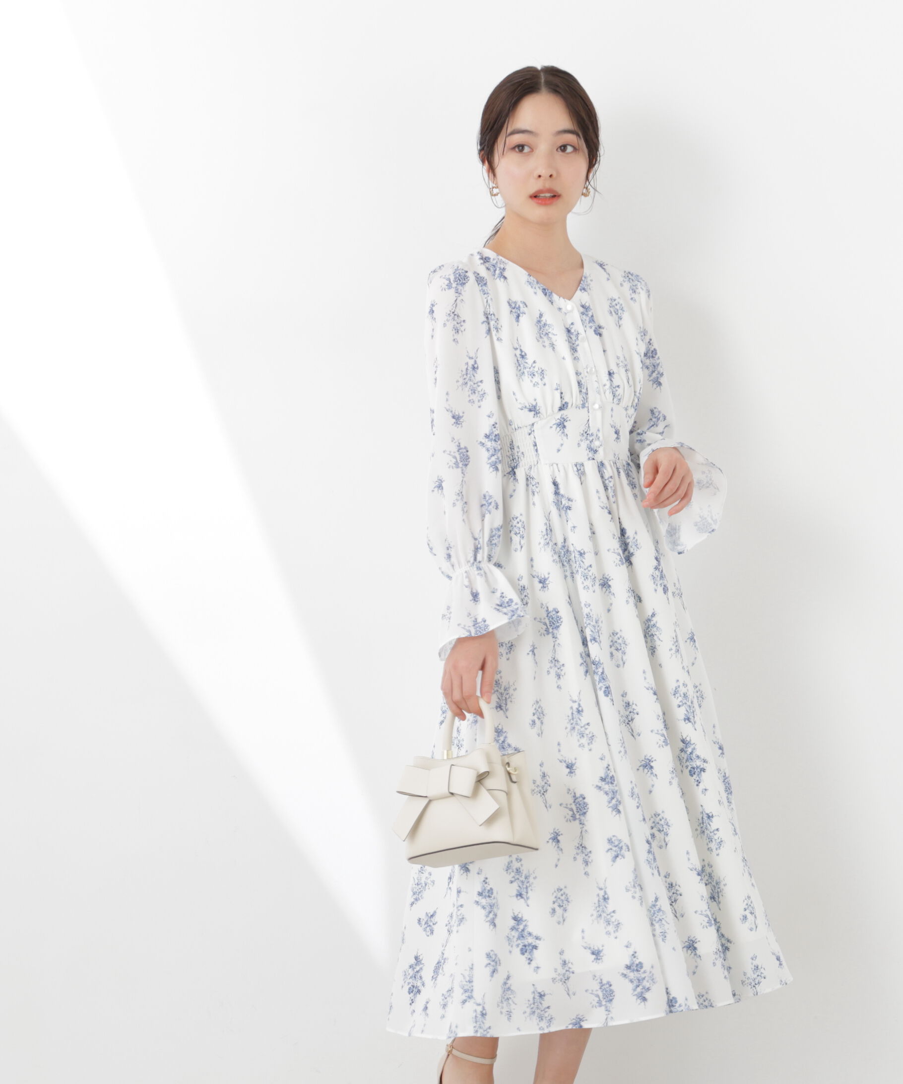 PROPORTION BODY DRESSING「フラワープリントワンピース　26SS」|ワンピース|