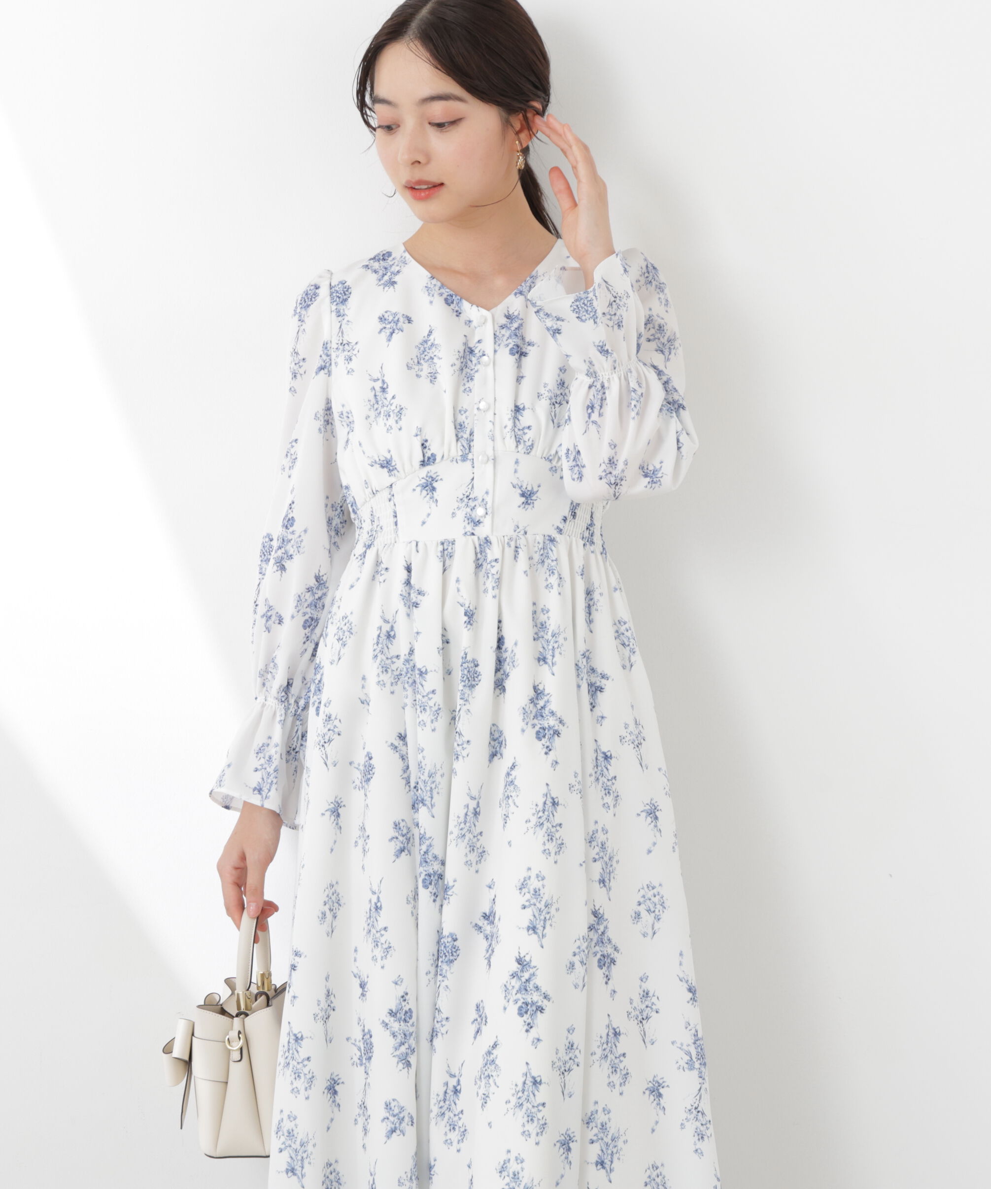 PROPORTION BODY DRESSING「フラワープリントワンピース　26SS」|ワンピース|