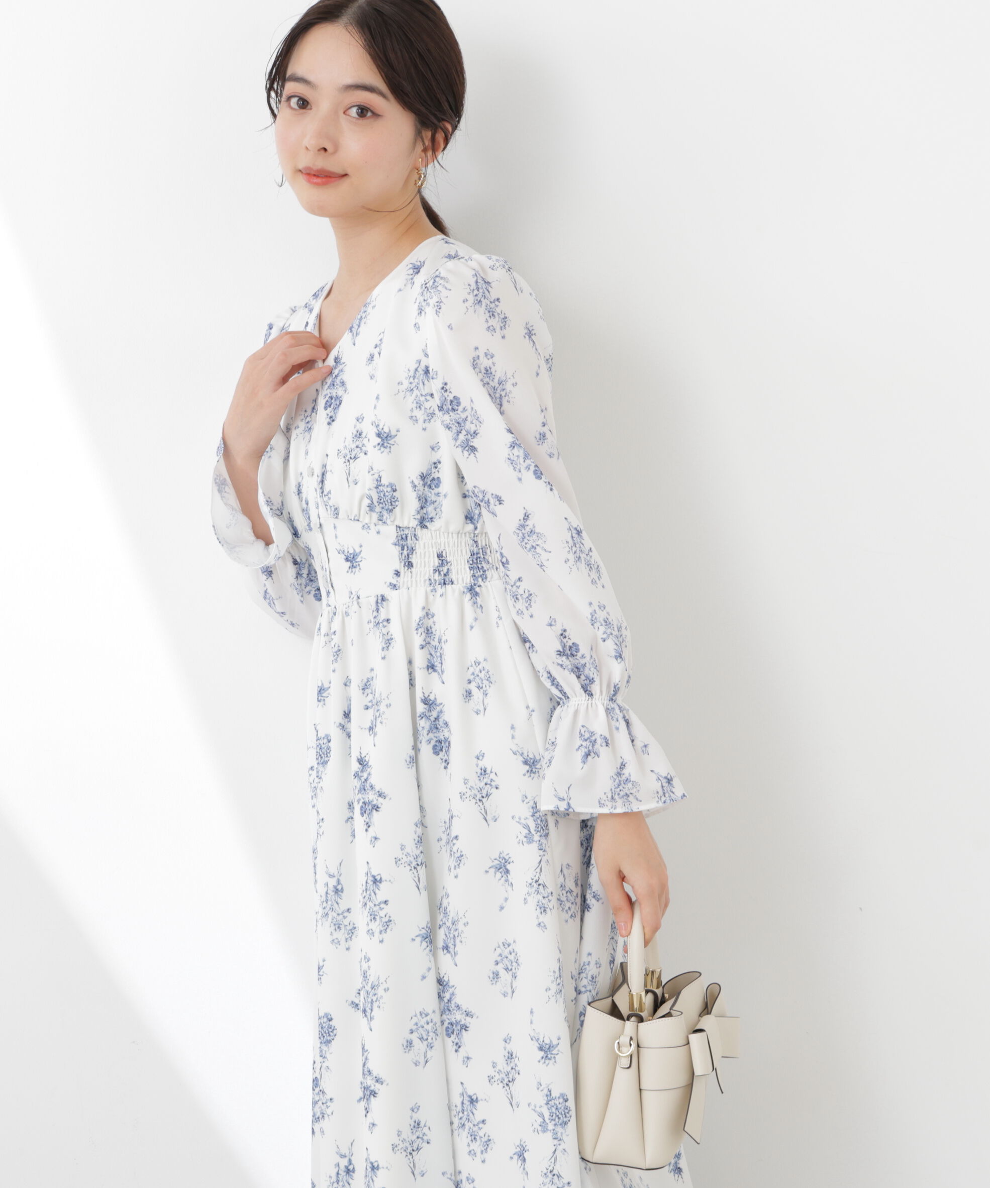 PROPORTION BODY DRESSING「フラワープリントワンピース　26SS」|ワンピース|