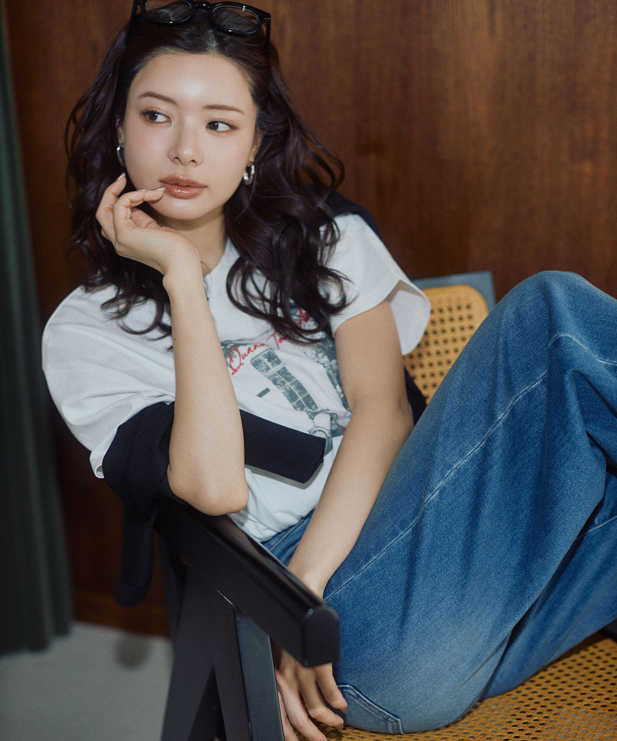 PROPORTION BODY DRESSING「〈a/mie〉フォトプリントT　26SS　」|Tシャツ・カットソー|ホワイト①