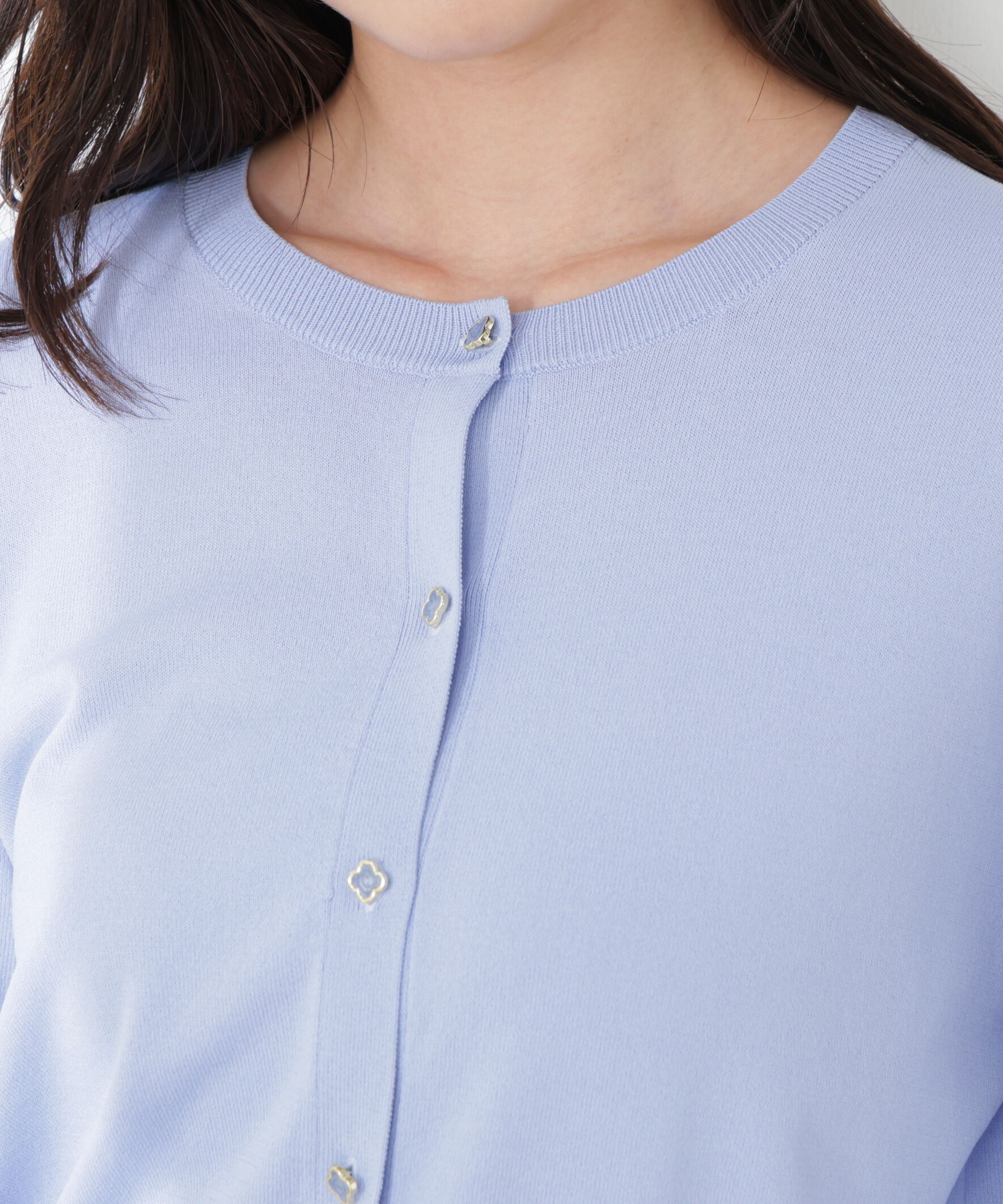 PROPORTION BODY DRESSING「＜ウォッシャブル/UV＞ベーシックカーディガン　26SS」|カーディガン|