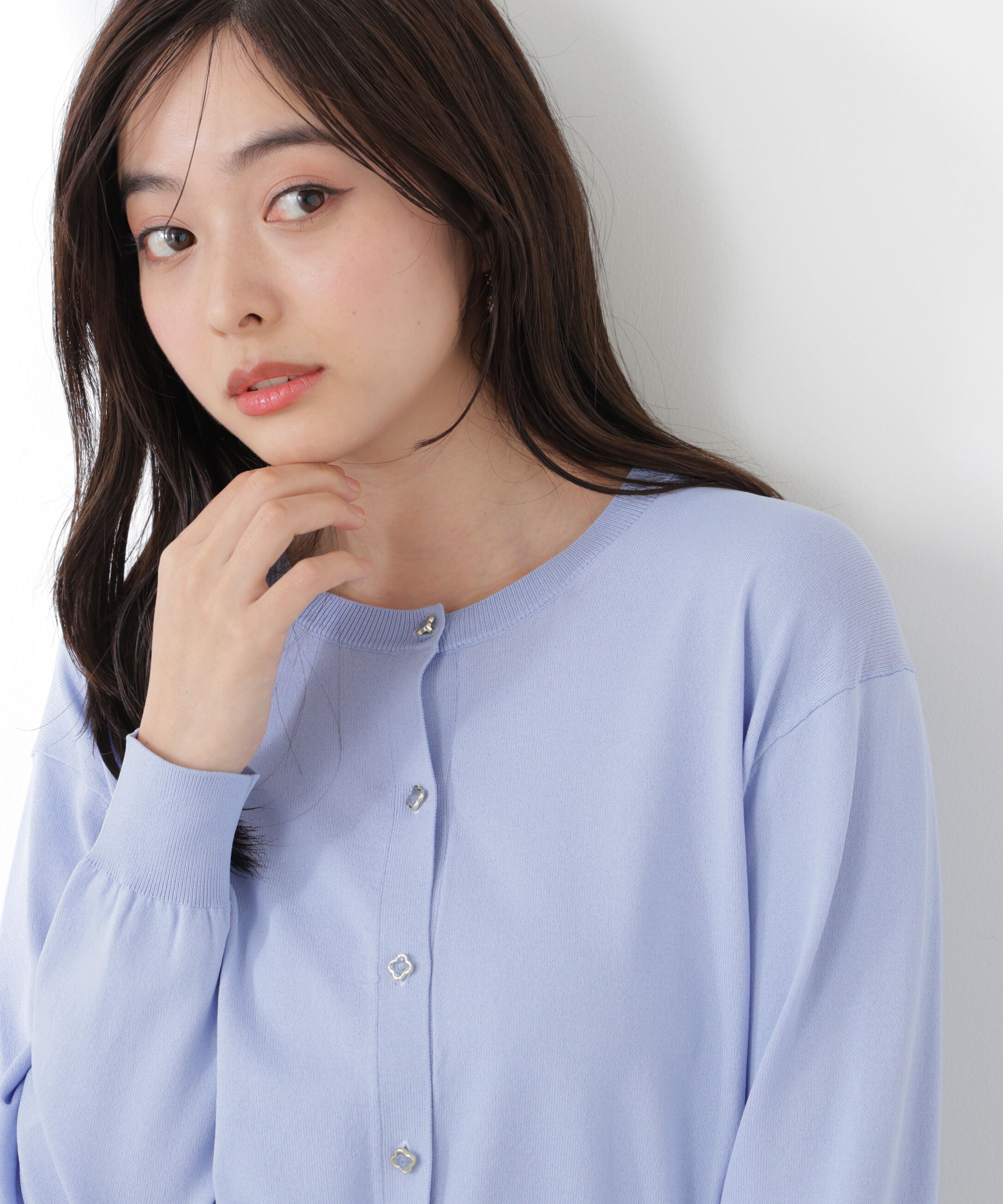 PROPORTION BODY DRESSING「＜ウォッシャブル/UV＞ベーシックカーディガン　26SS」|カーディガン|