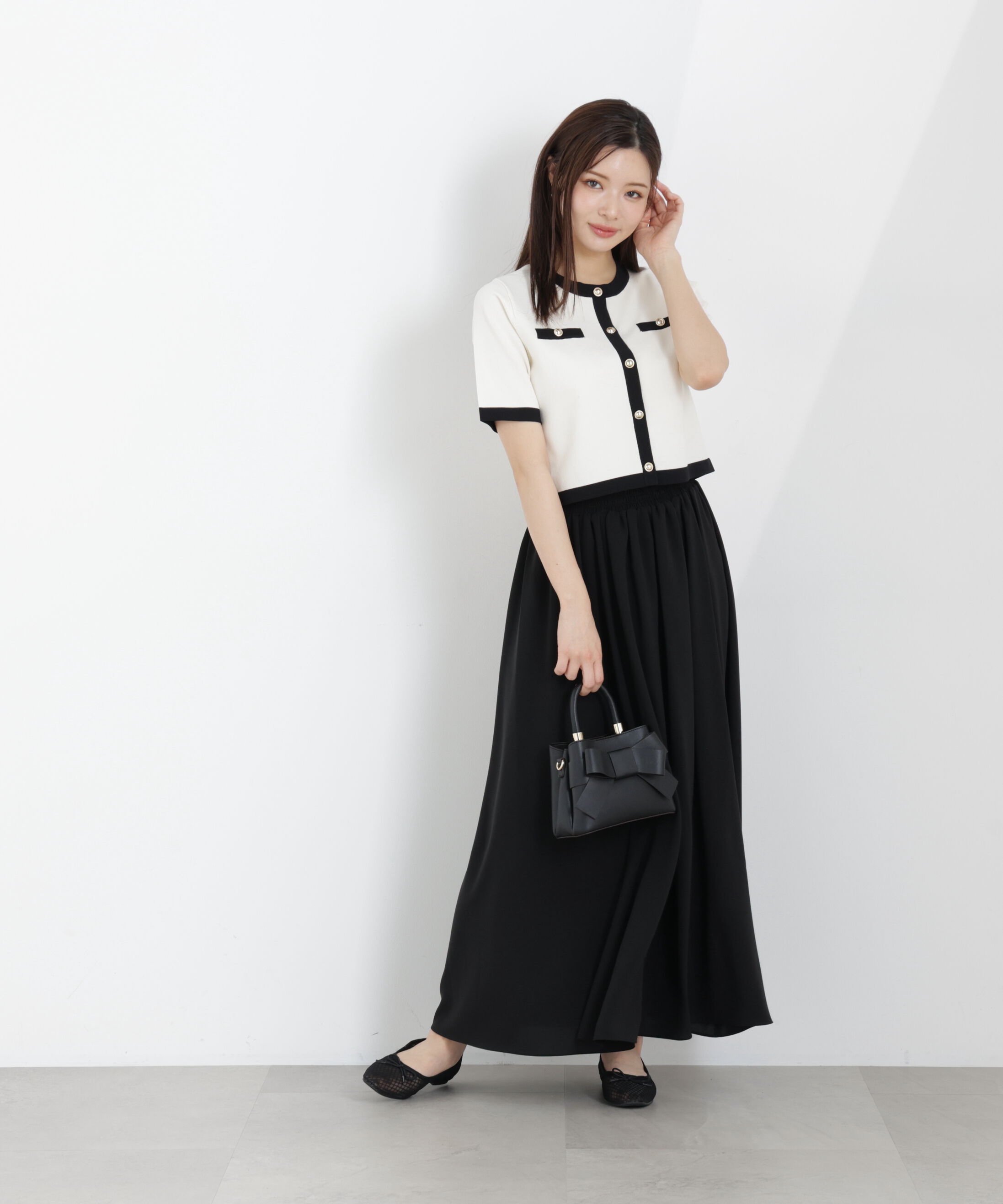 PROPORTION BODY DRESSING「ゴムシャーリングギャザースカート　26SS」|スカート|