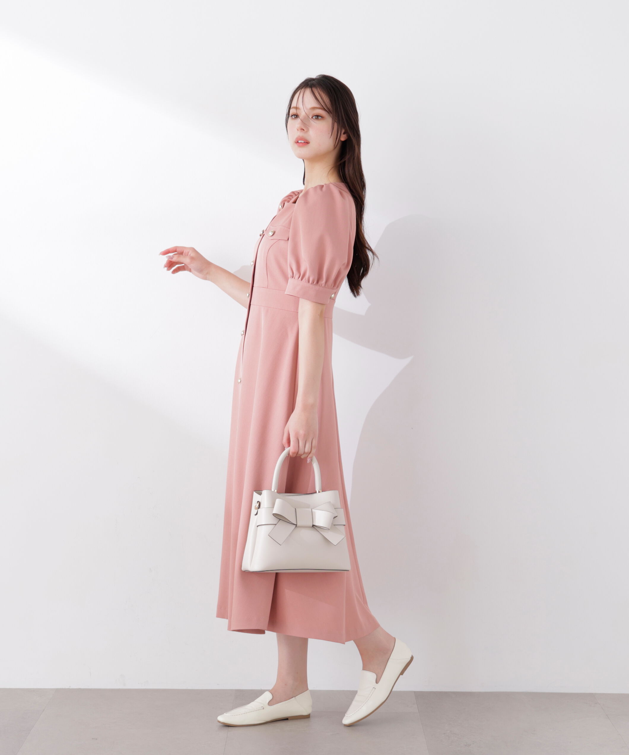 PROPORTION BODY DRESSING「フロント釦ワンピース　26SS」|ワンピース|