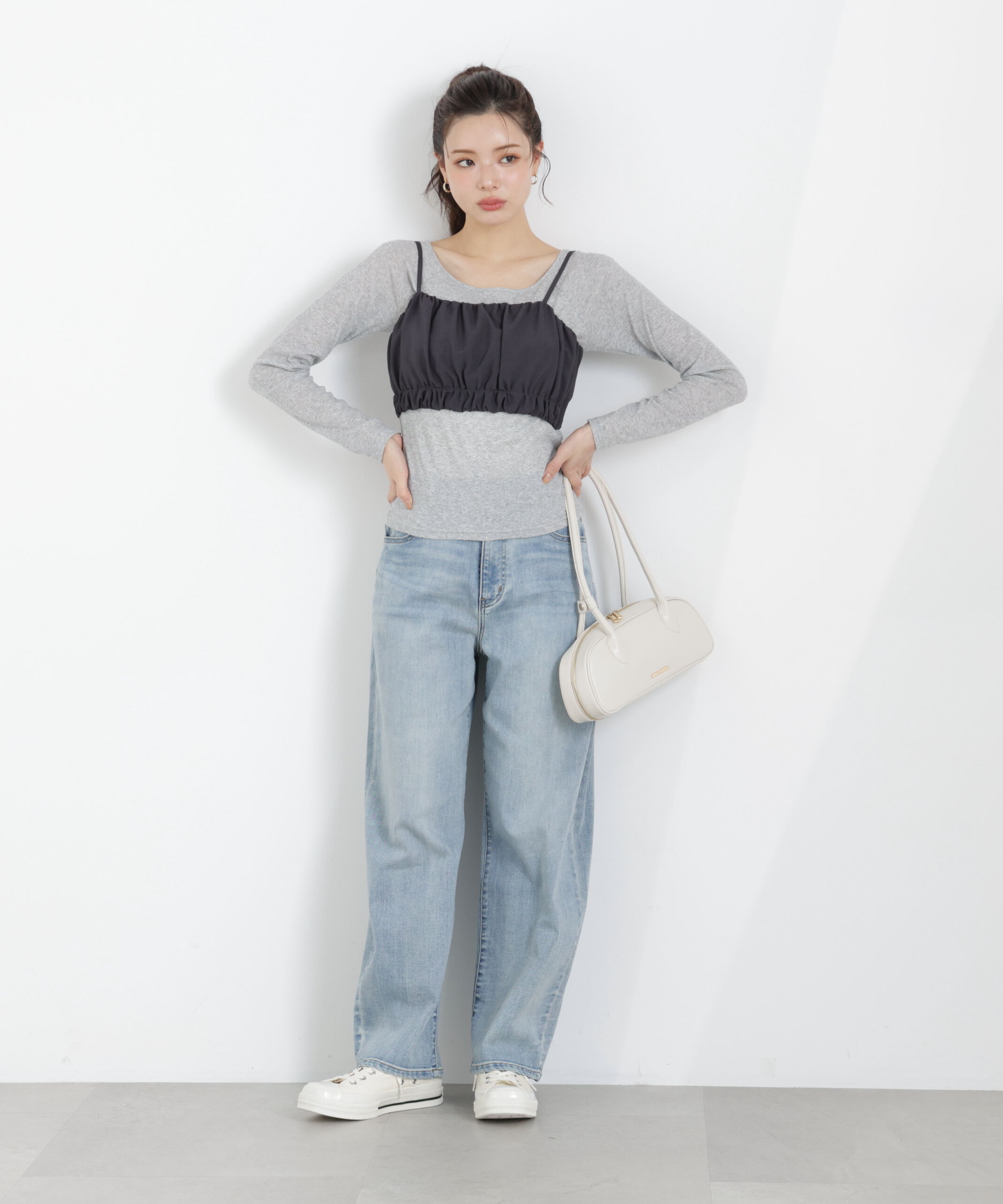 PROPORTION BODY DRESSING「ギャザービスチェ　26SS」|シャツ・ブラウス|