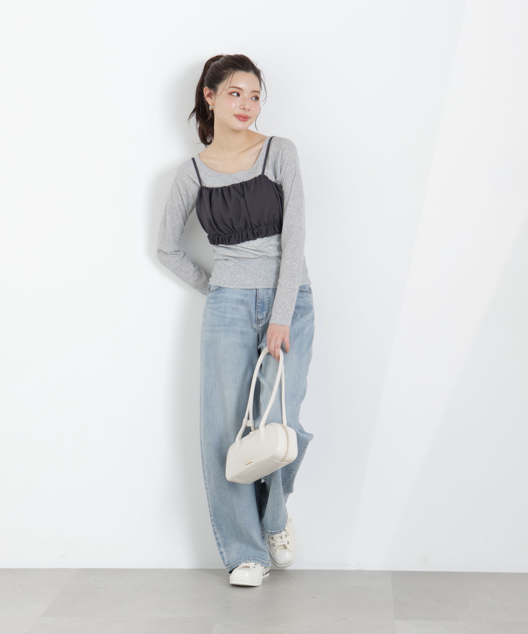 PROPORTION BODY DRESSING「ギャザービスチェ　26SS」|シャツ・ブラウス|