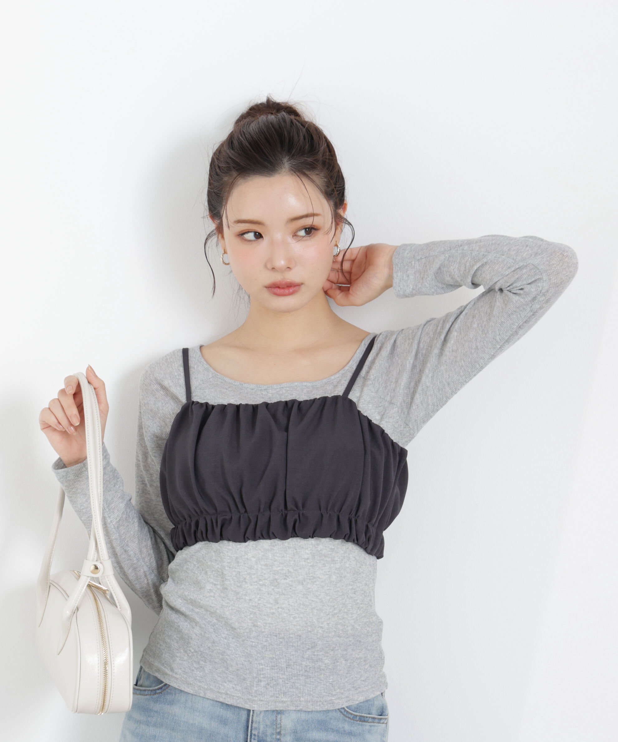 PROPORTION BODY DRESSING「ギャザービスチェ　26SS」|シャツ・ブラウス|