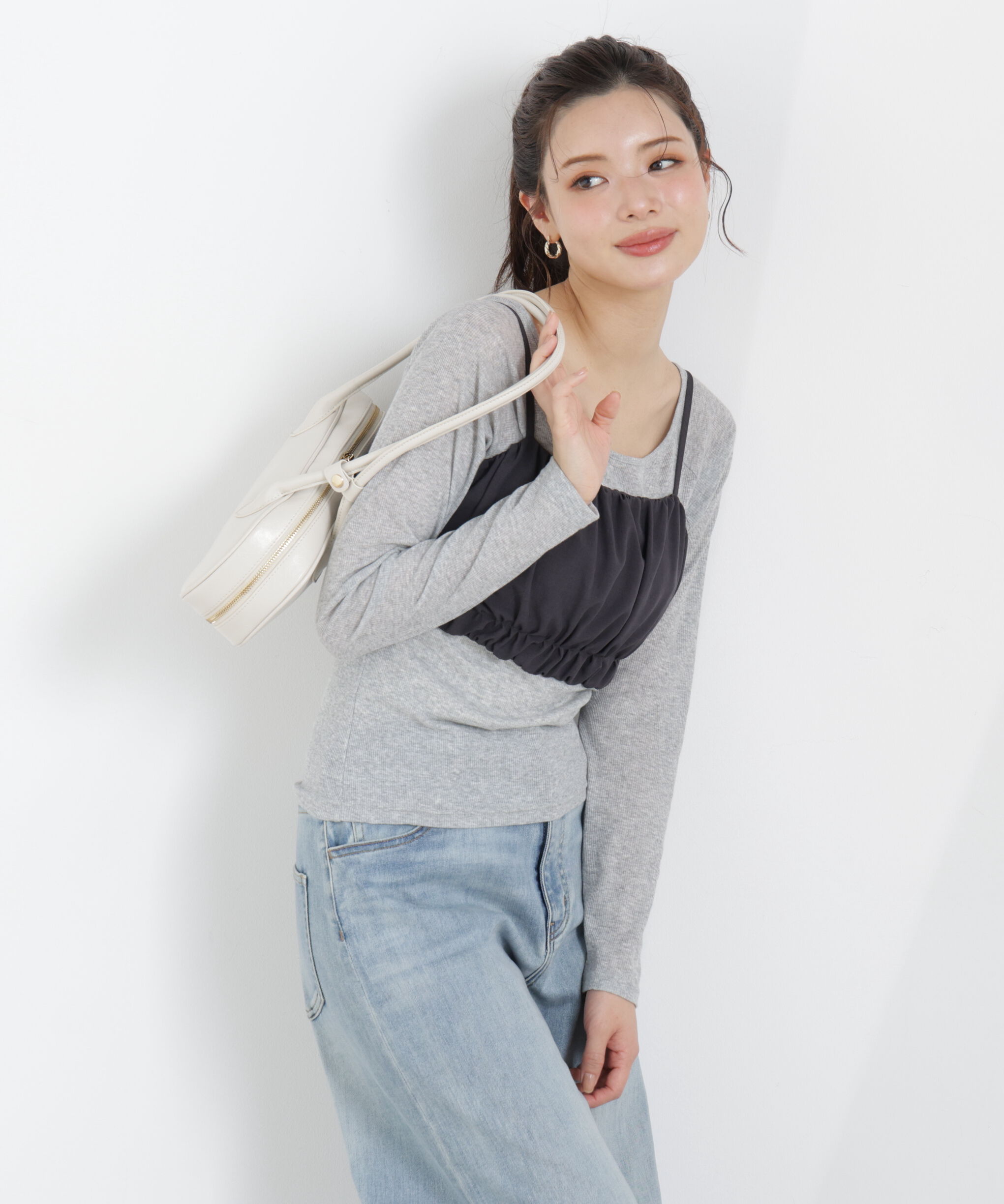 PROPORTION BODY DRESSING「ギャザービスチェ　26SS」|シャツ・ブラウス|