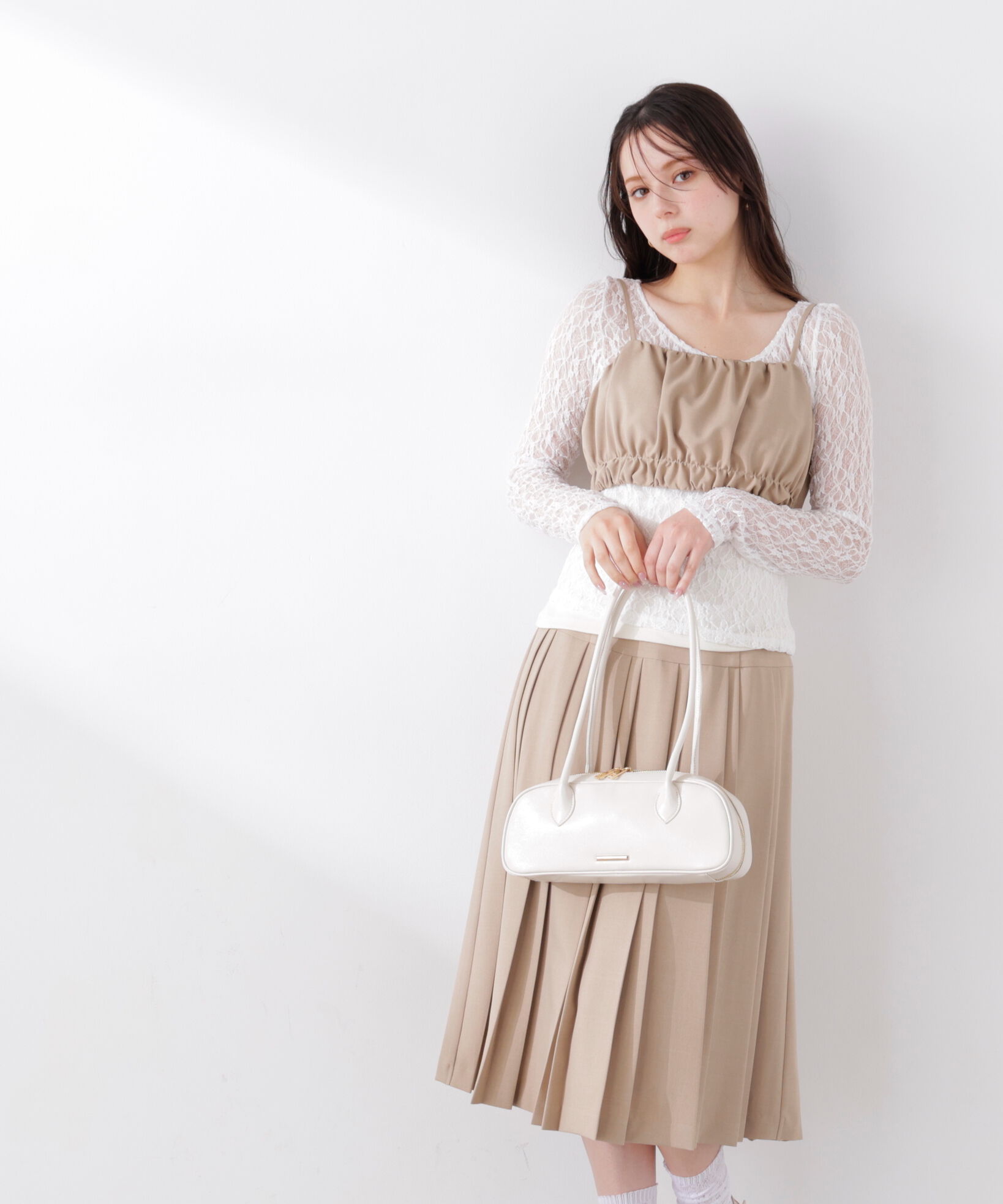 PROPORTION BODY DRESSING「ギャザービスチェ　26SS」|シャツ・ブラウス|