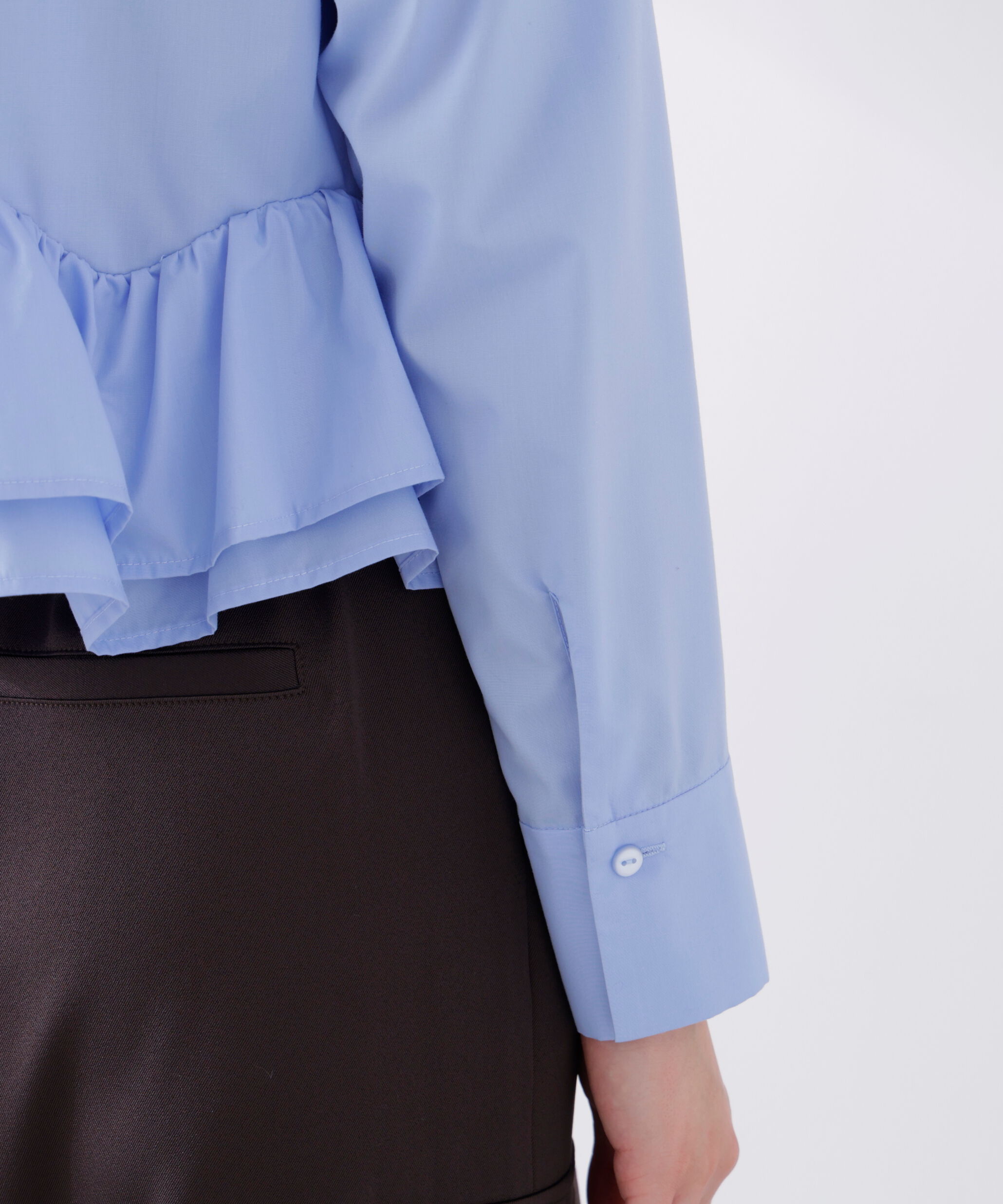 PROPORTION BODY DRESSING「〈a/mie〉ホイップフリルシャツ　26SS」|シャツ・ブラウス|