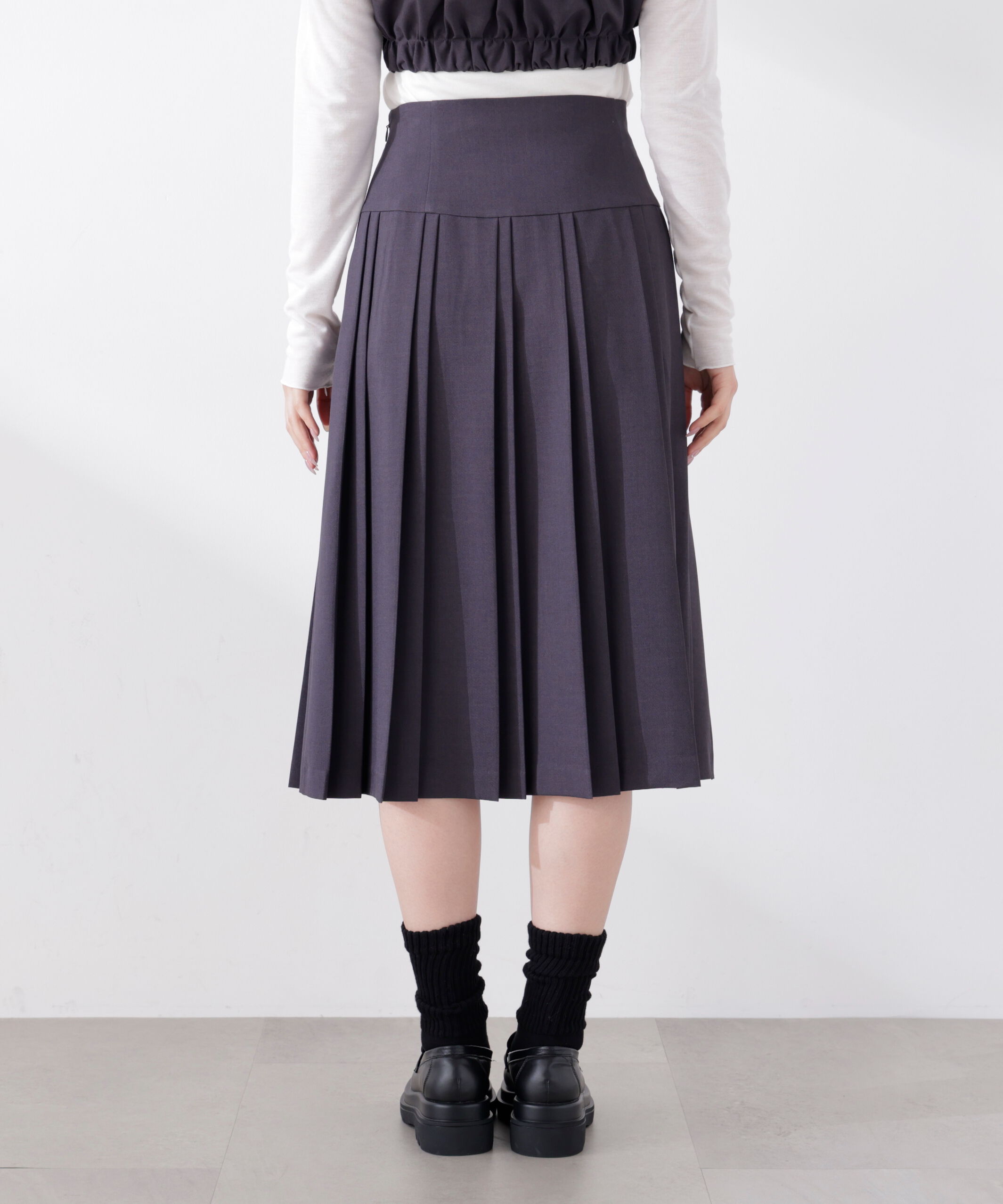 PROPORTION BODY DRESSING「ミディープリーツスカート　26SS」|スカート|