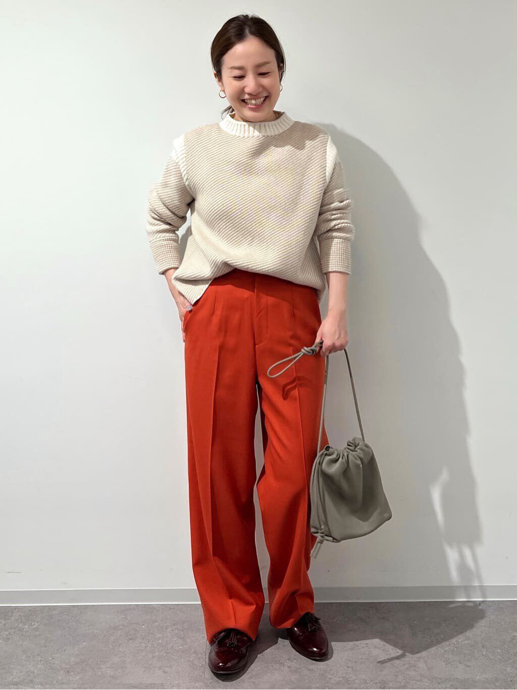  「◆センタープレスセミワイドパンツ」|その他|