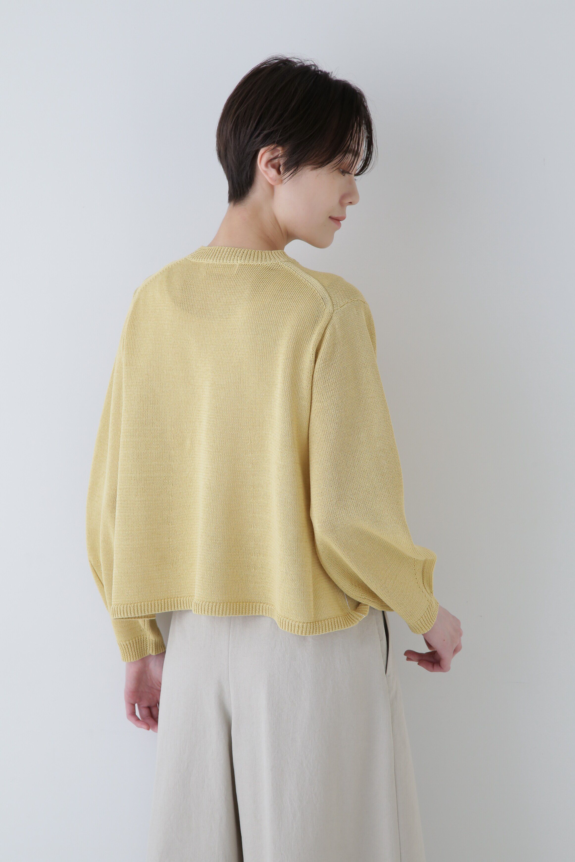  「◆ミドルゲージギマプルオーバー」|ニット・セーター|