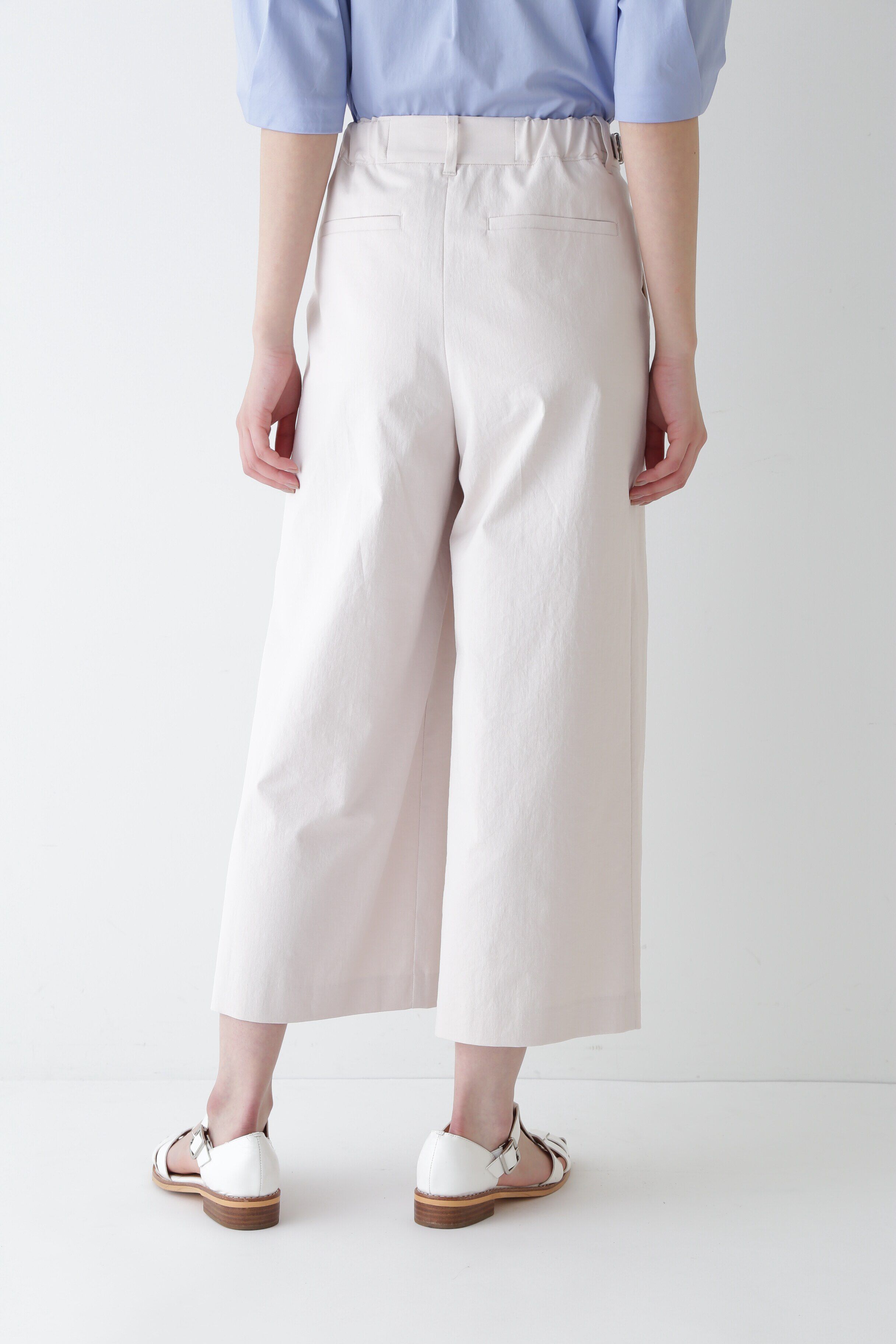  「◆クールマックス綿麻短丈ワイドパンツ」|その他|