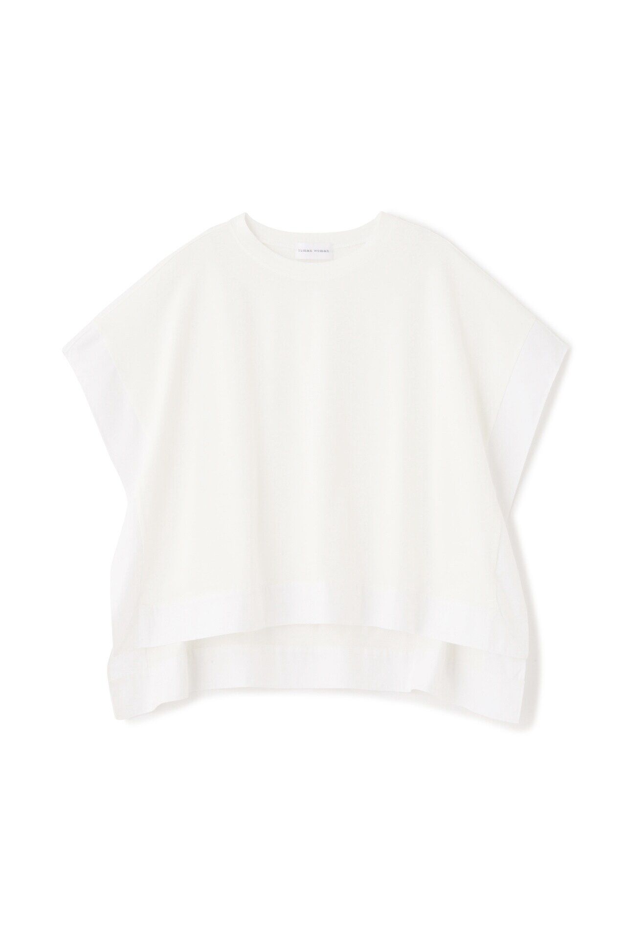  「◆異素材コンビカットソー」|Tシャツ・カットソー|