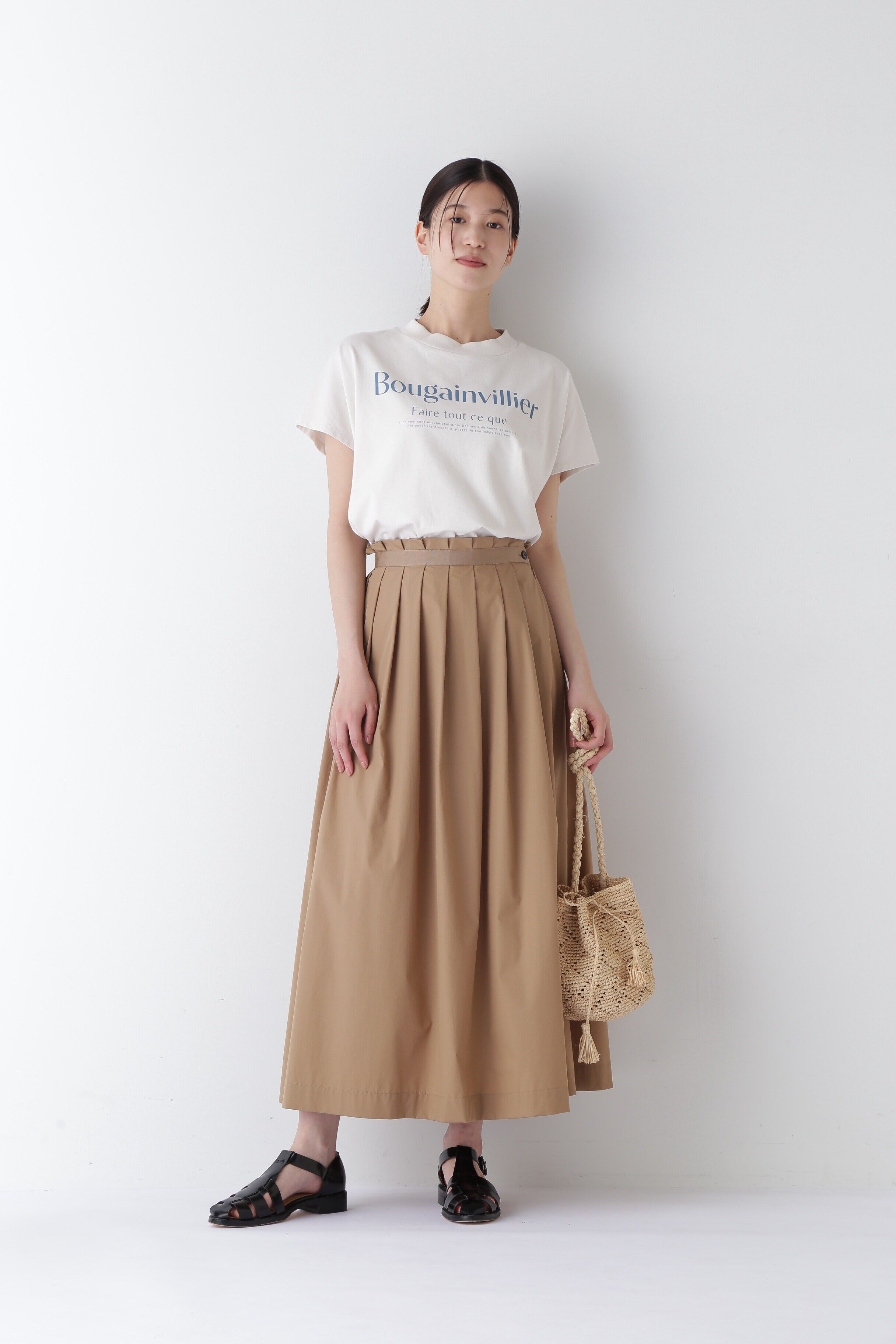  「◆コットンＰＥタックスカート」|スカート|