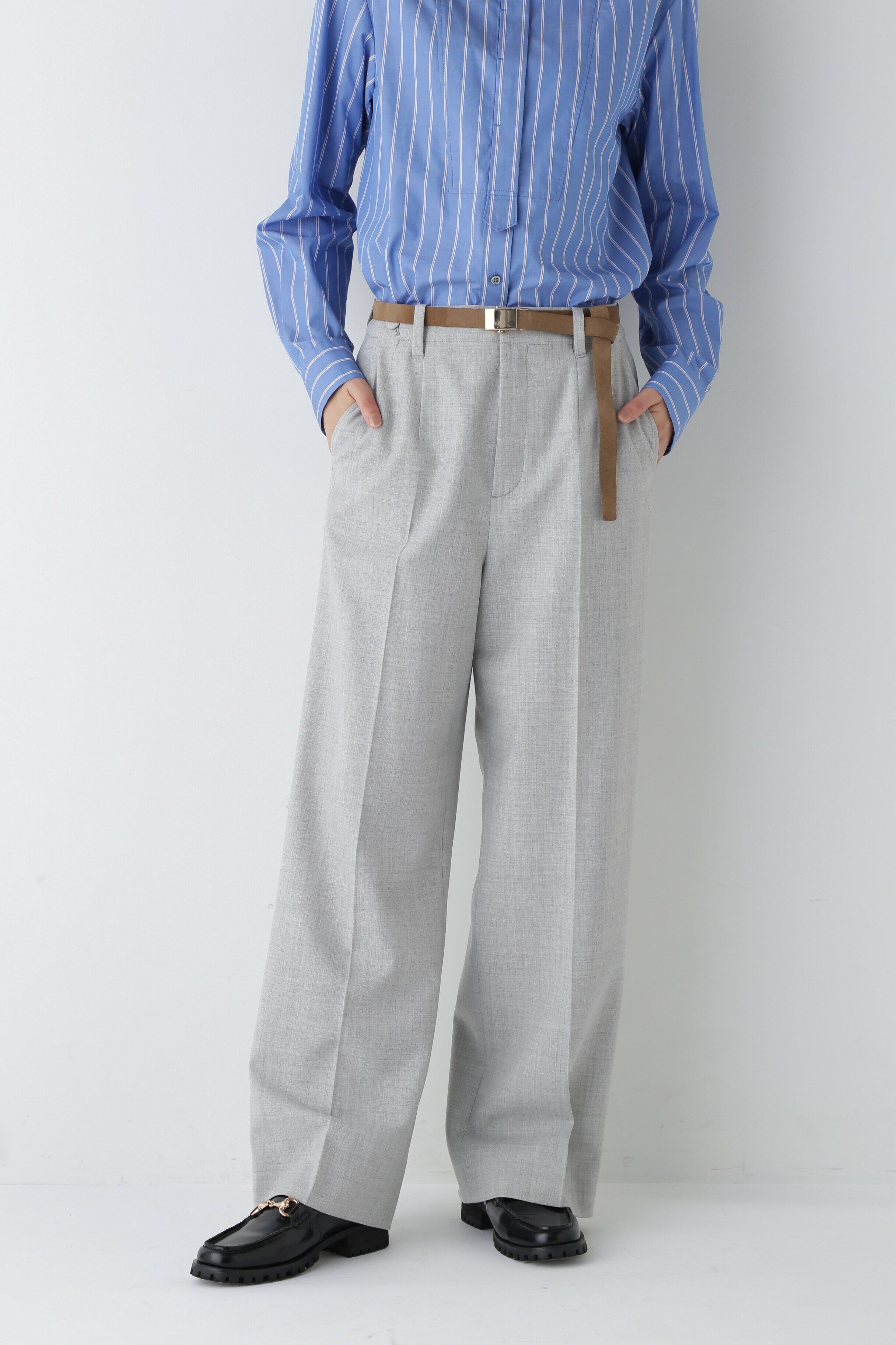  「◆アナスタシアミルド2WAYマリンセミワイドパンツ」|その他|TOPグレー