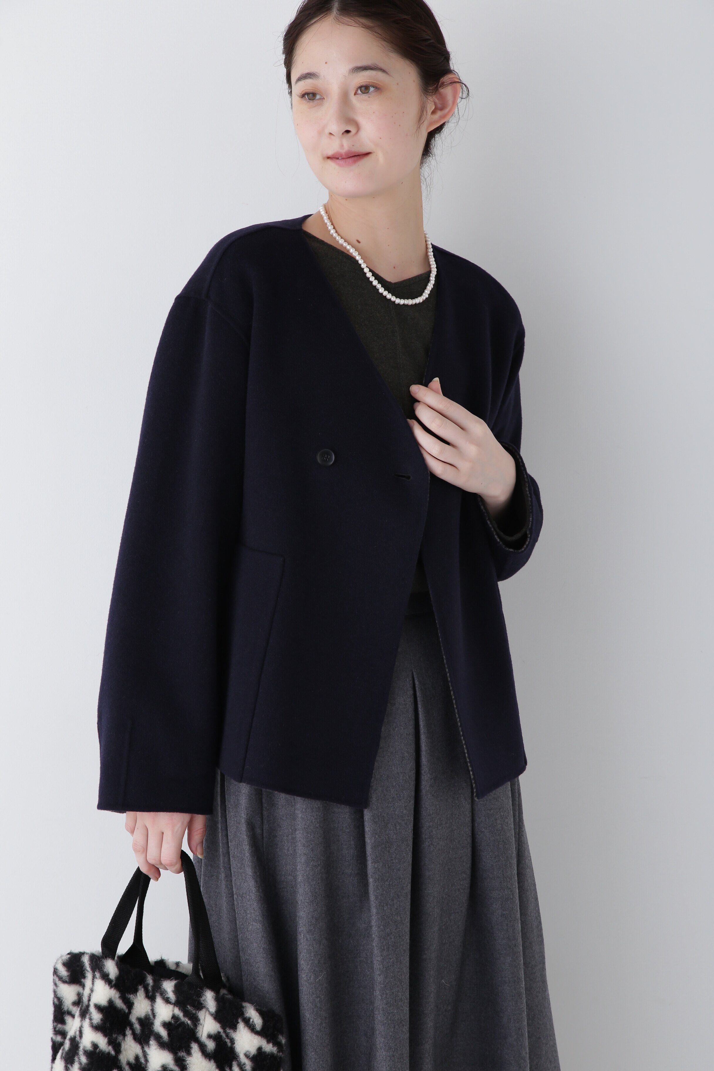  「◆リバーショートジャケットブルゾン」|ブルゾン・スタジャン|