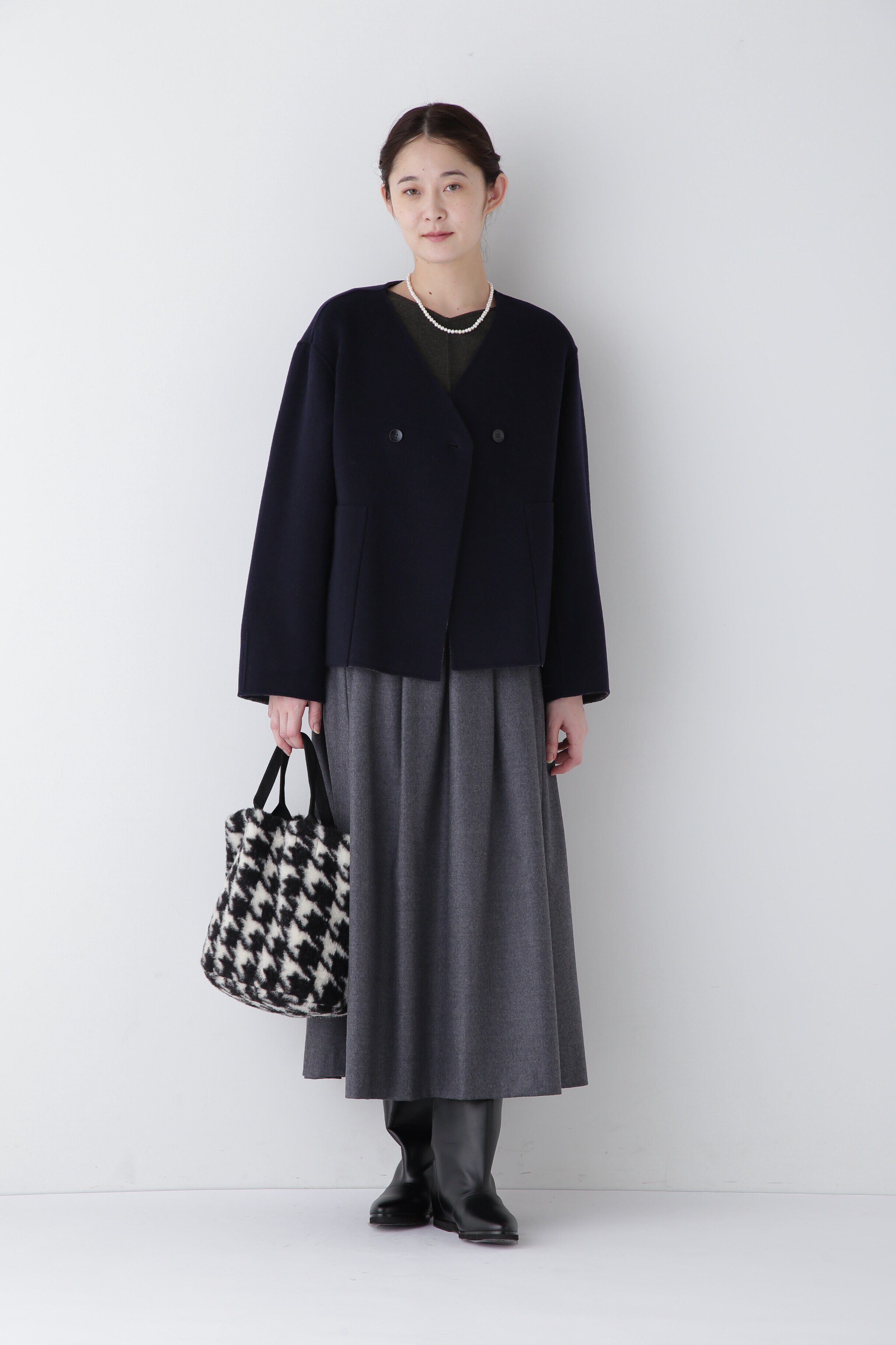  「◆リバーショートジャケットブルゾン」|ブルゾン・スタジャン|