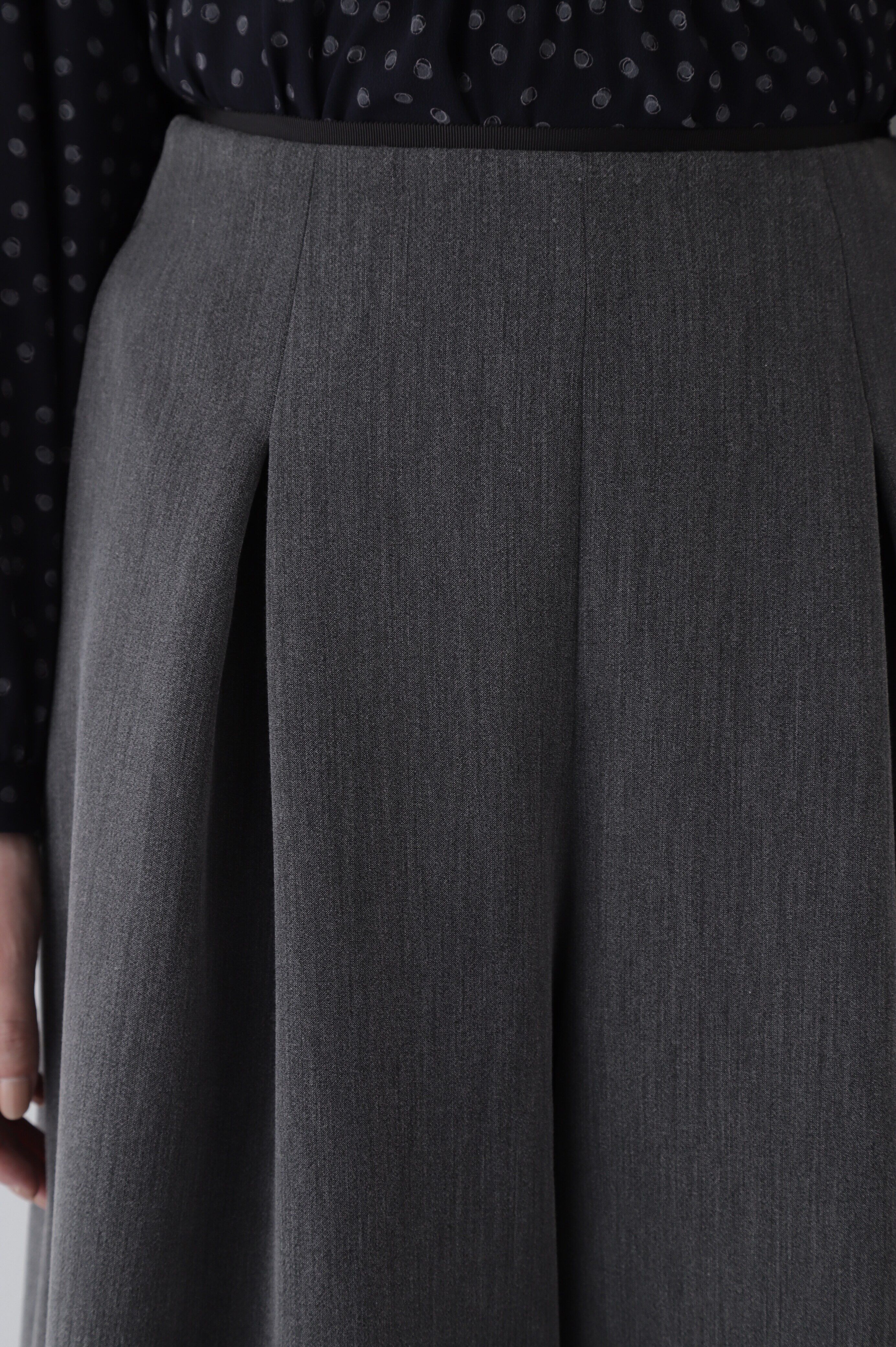  「◆タックフレアーシルエットスカーチョ」|スカート|