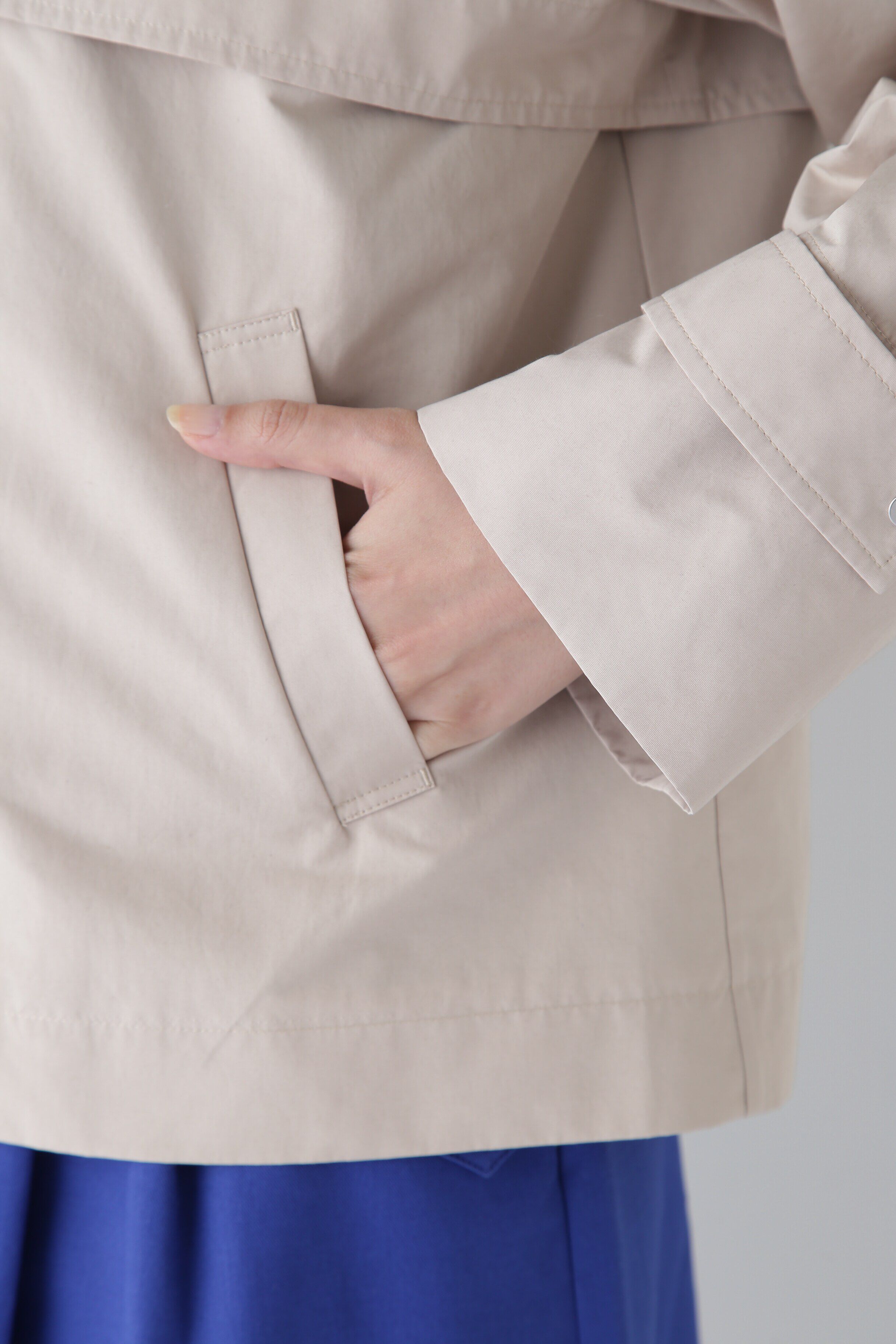  「◆【撥水】タフタトレンチディテールブルゾン」|ブルゾン・スタジャン|