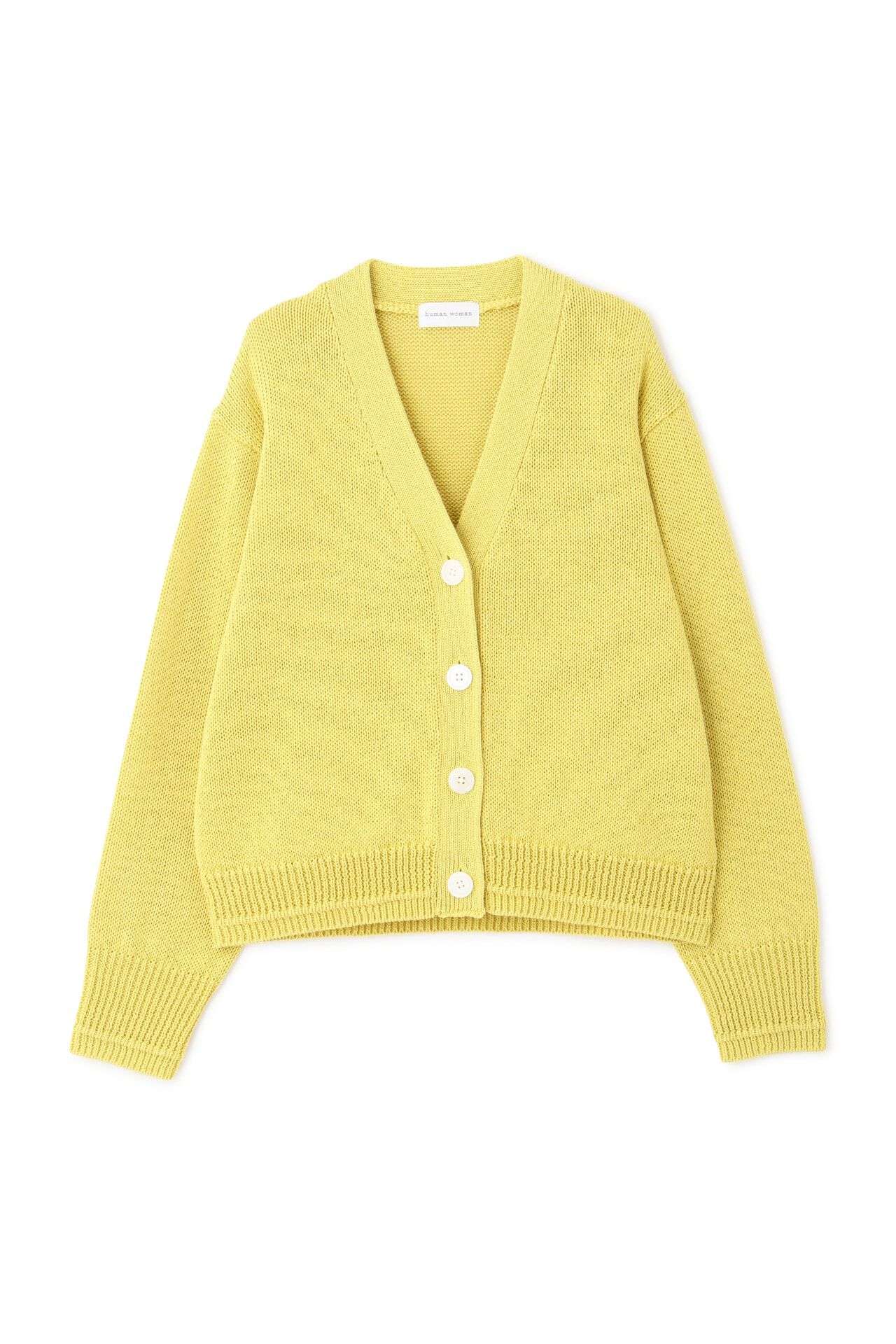  「◆ギマコットンＶネックカーディガン」|ニット・セーター|