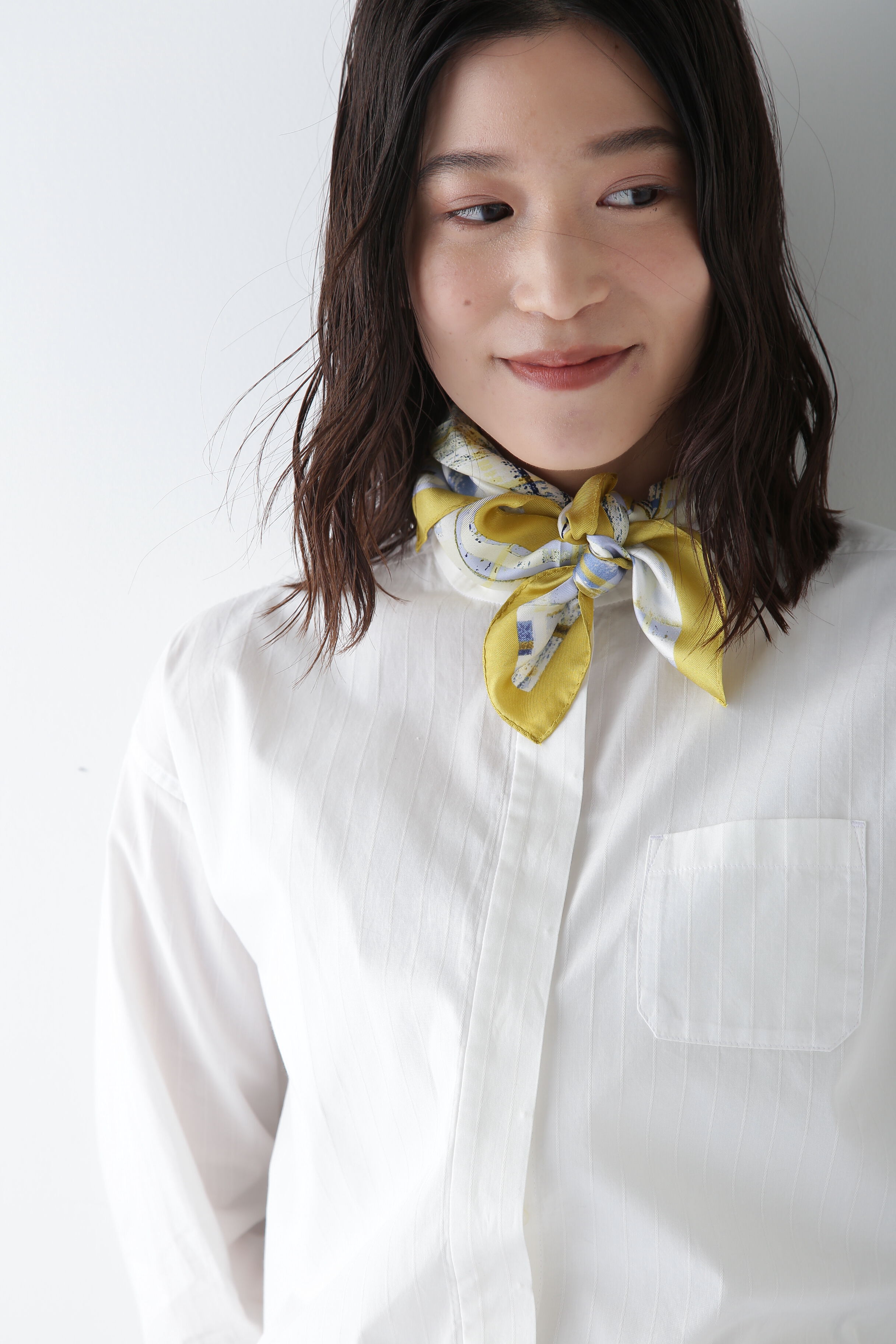  「◆チェックシルクスカーフ」|バンダナ・スカーフ|