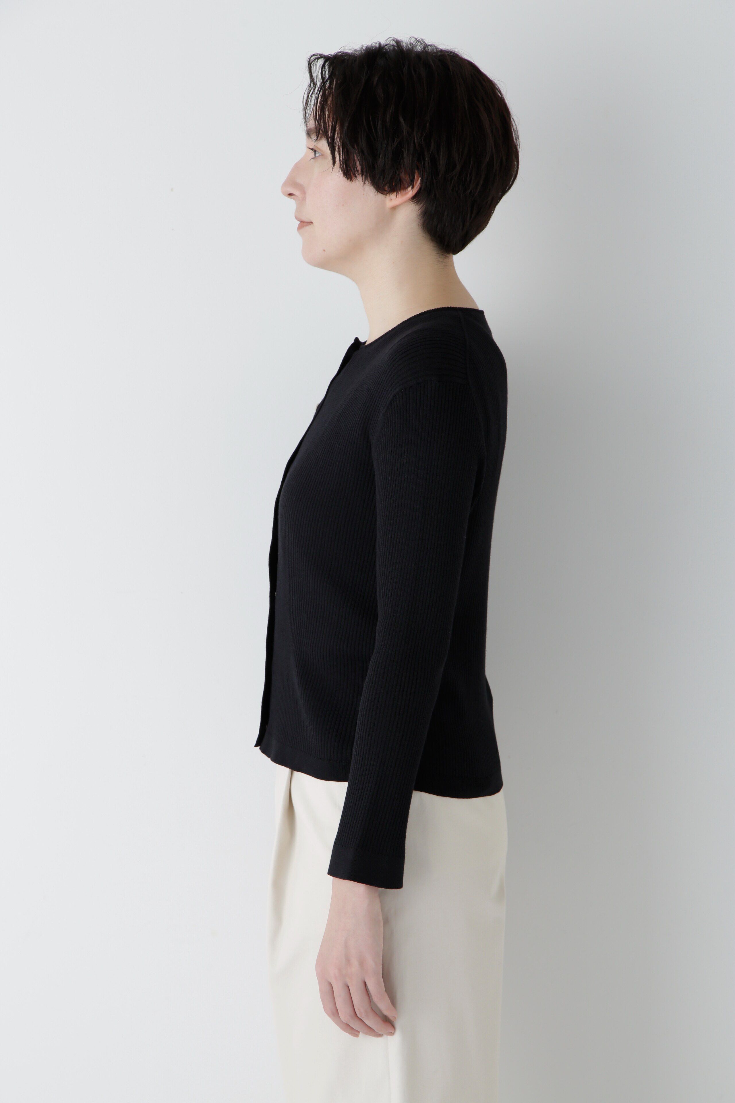  「◆【ウォッシャブル・UVカット】コットン混クルーカーディガン」|ニット・セーター|