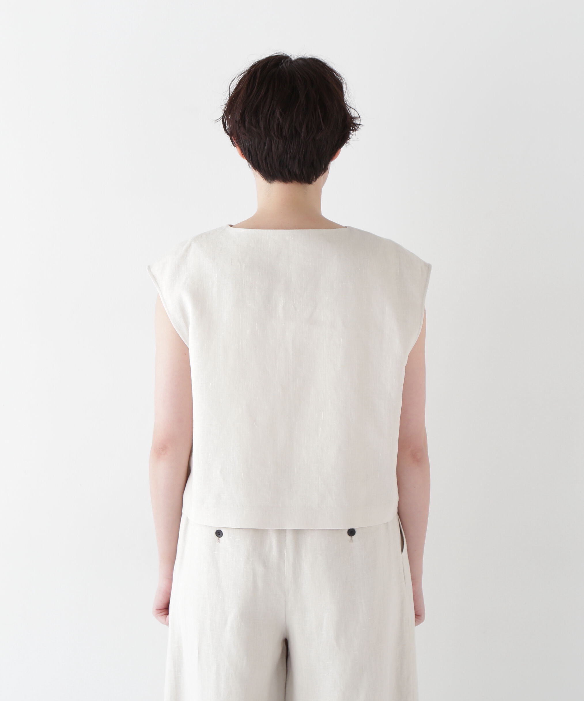  「◆リネンボックスブラウス」|シャツ・ブラウス|