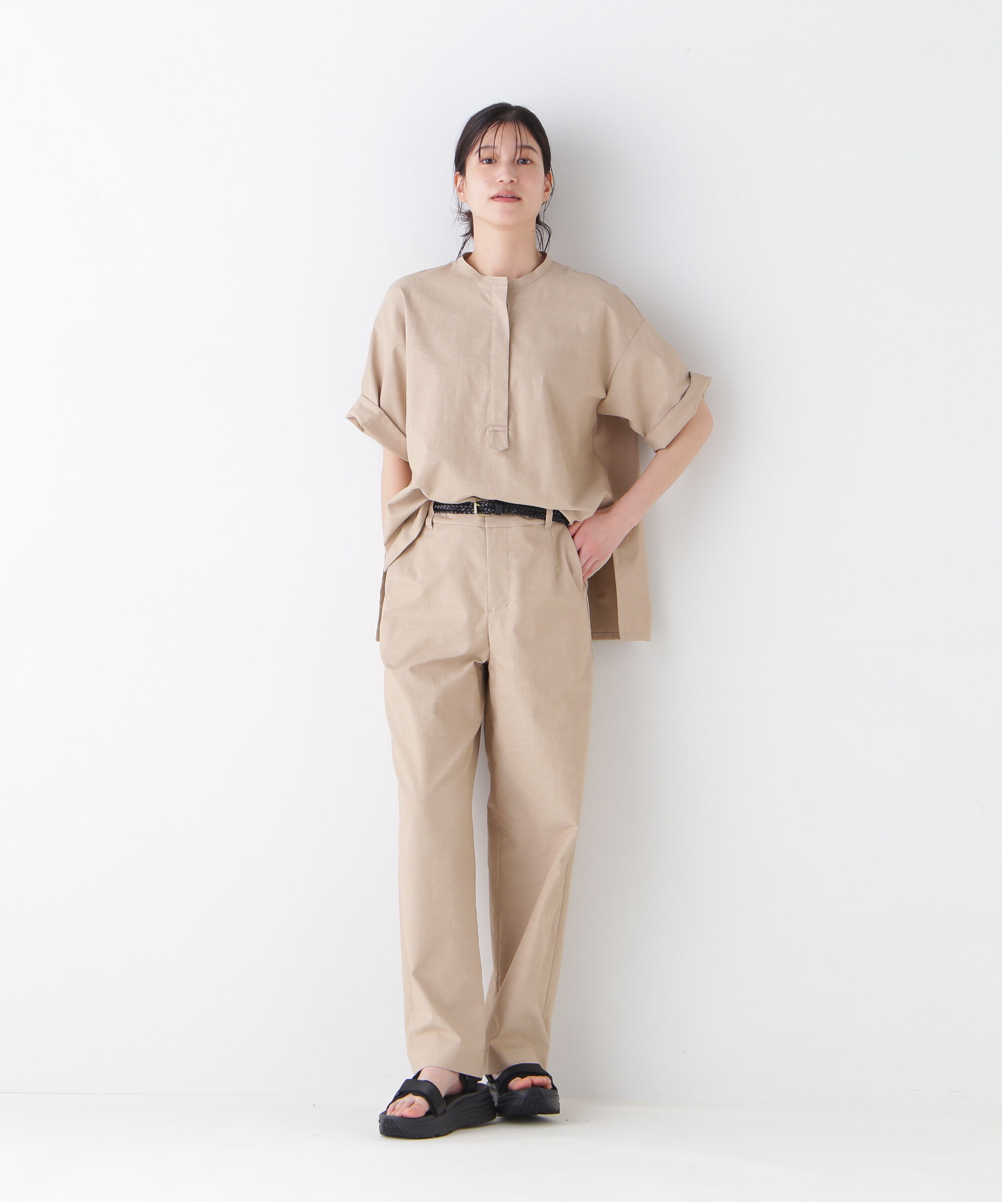  「◆クールマックス混オーバーブラウス」|シャツ・ブラウス|