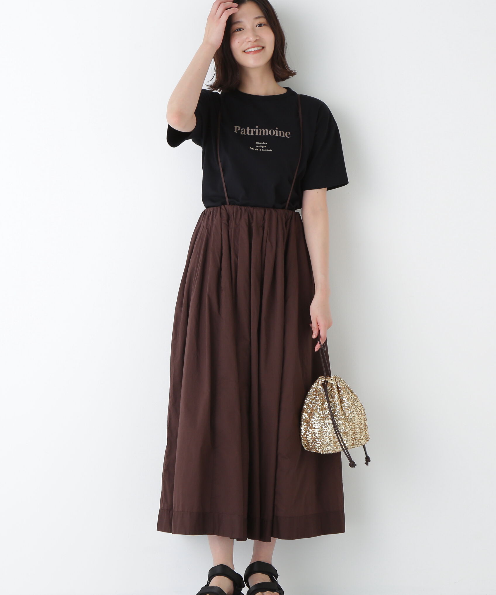  「◆コットンローンギャザースカート」|スカート|