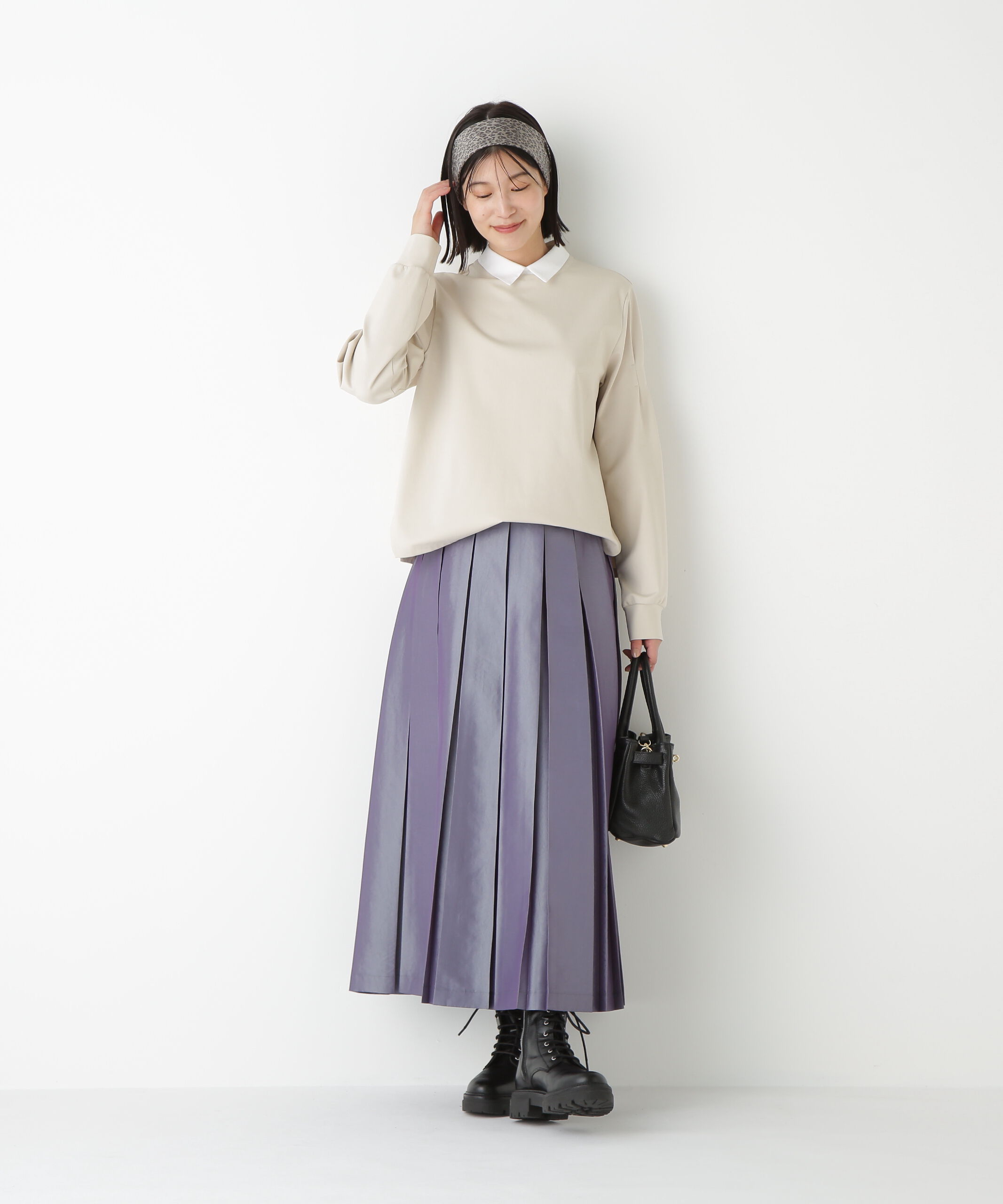  「◆ボックスプリーツＡラインスカート」|スカート|