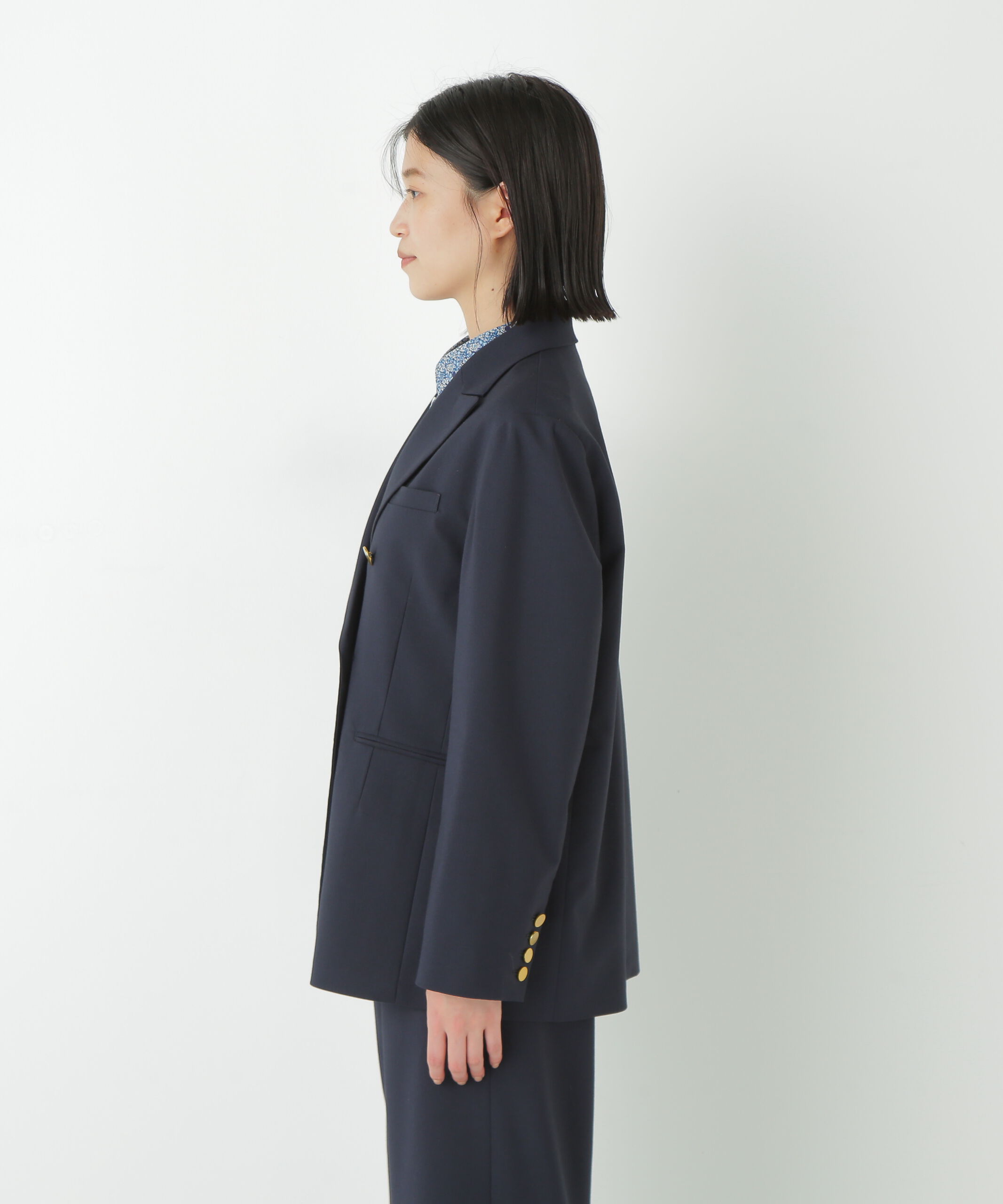  「◆強撚シャークスキンピークドラペルジャケット」|その他|