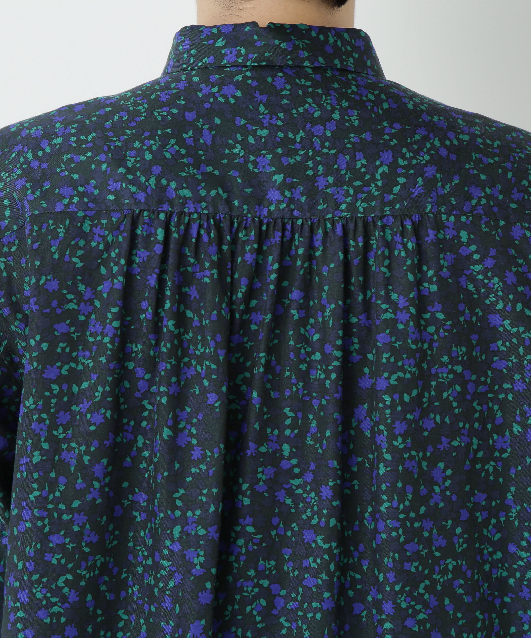  「プチフラワープリントボウタイシャツブラウス」|シャツ・ブラウス|